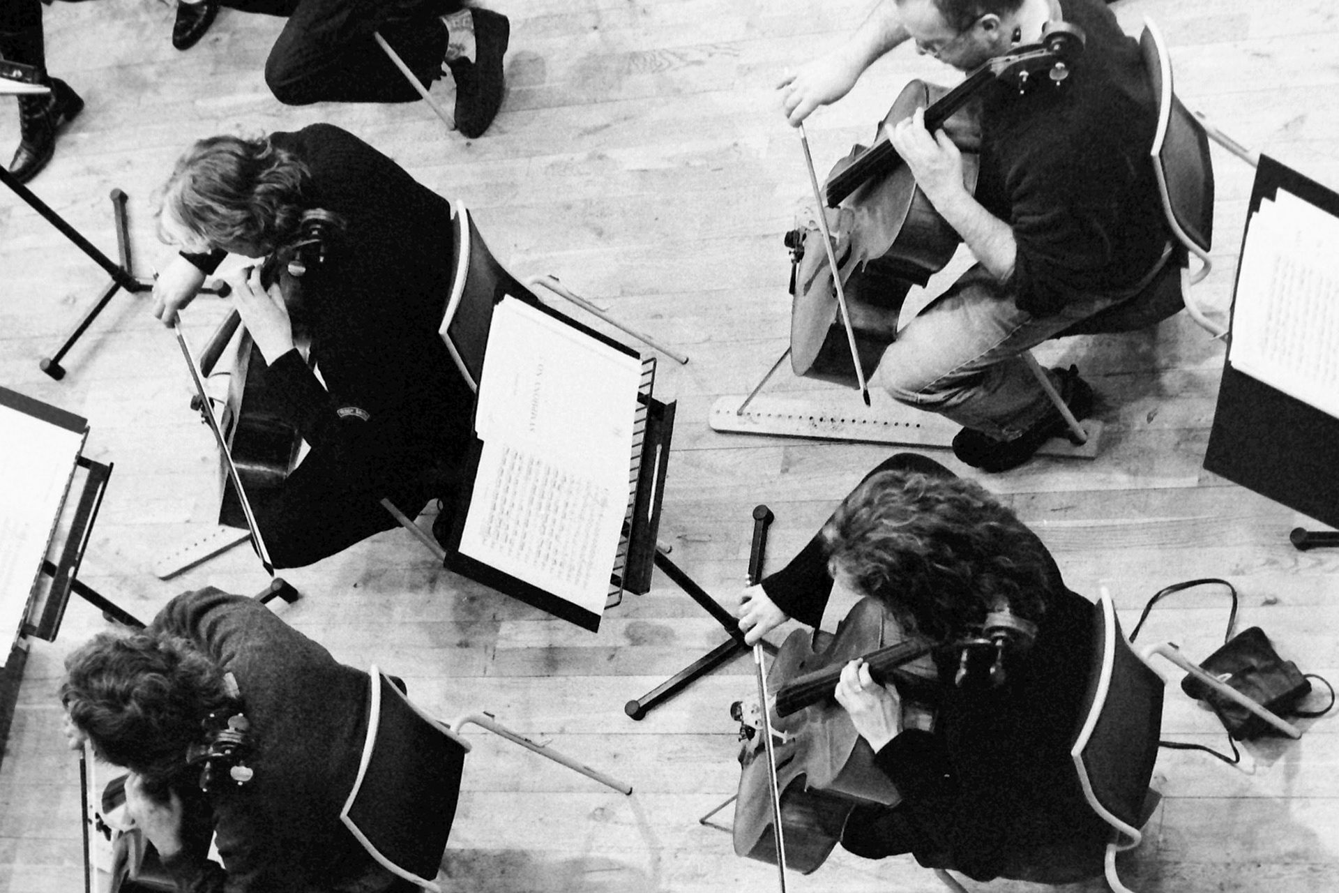 Sakari Oramo rehearsing the CBSO in 2005