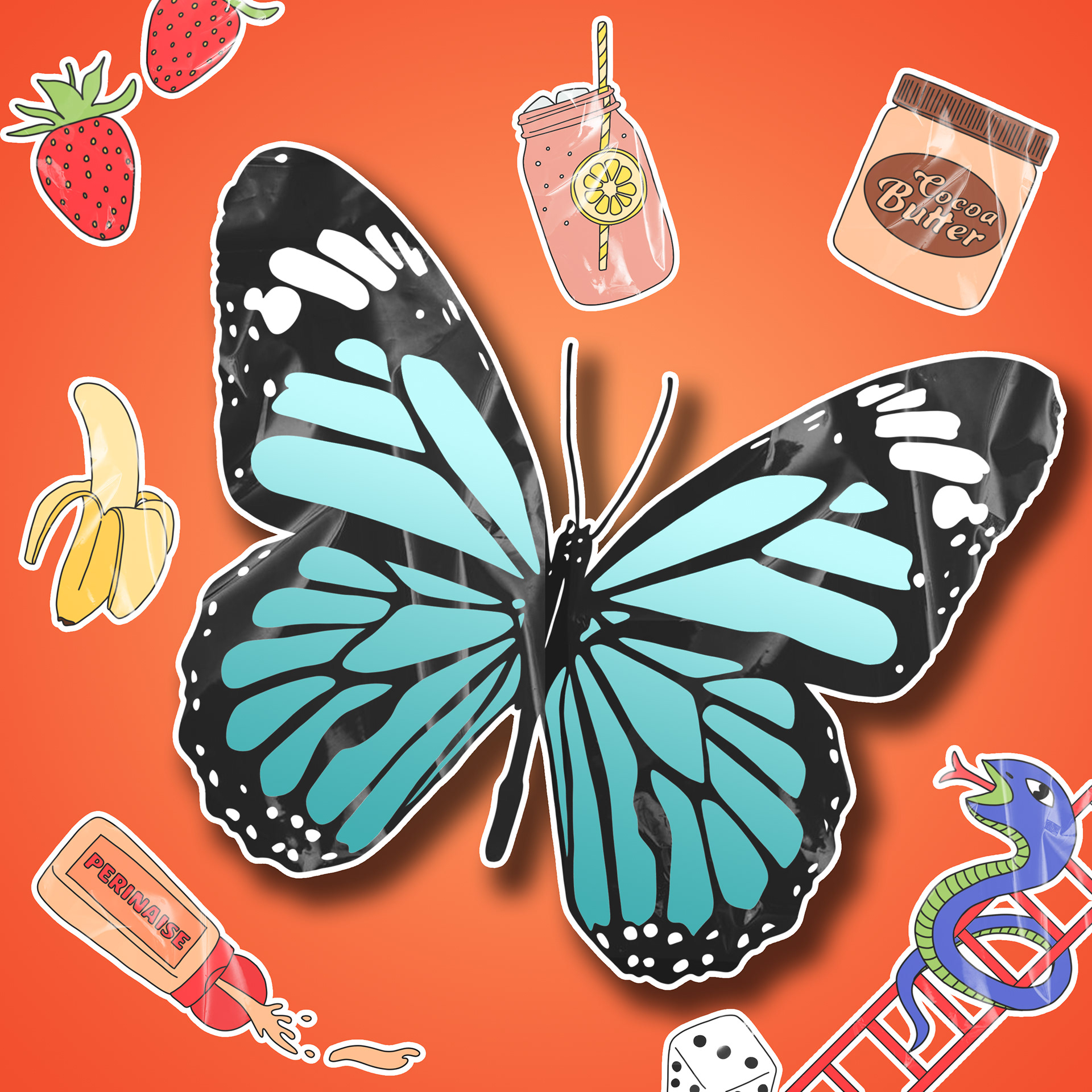 Visualiser Artwork for 'Butterflies'