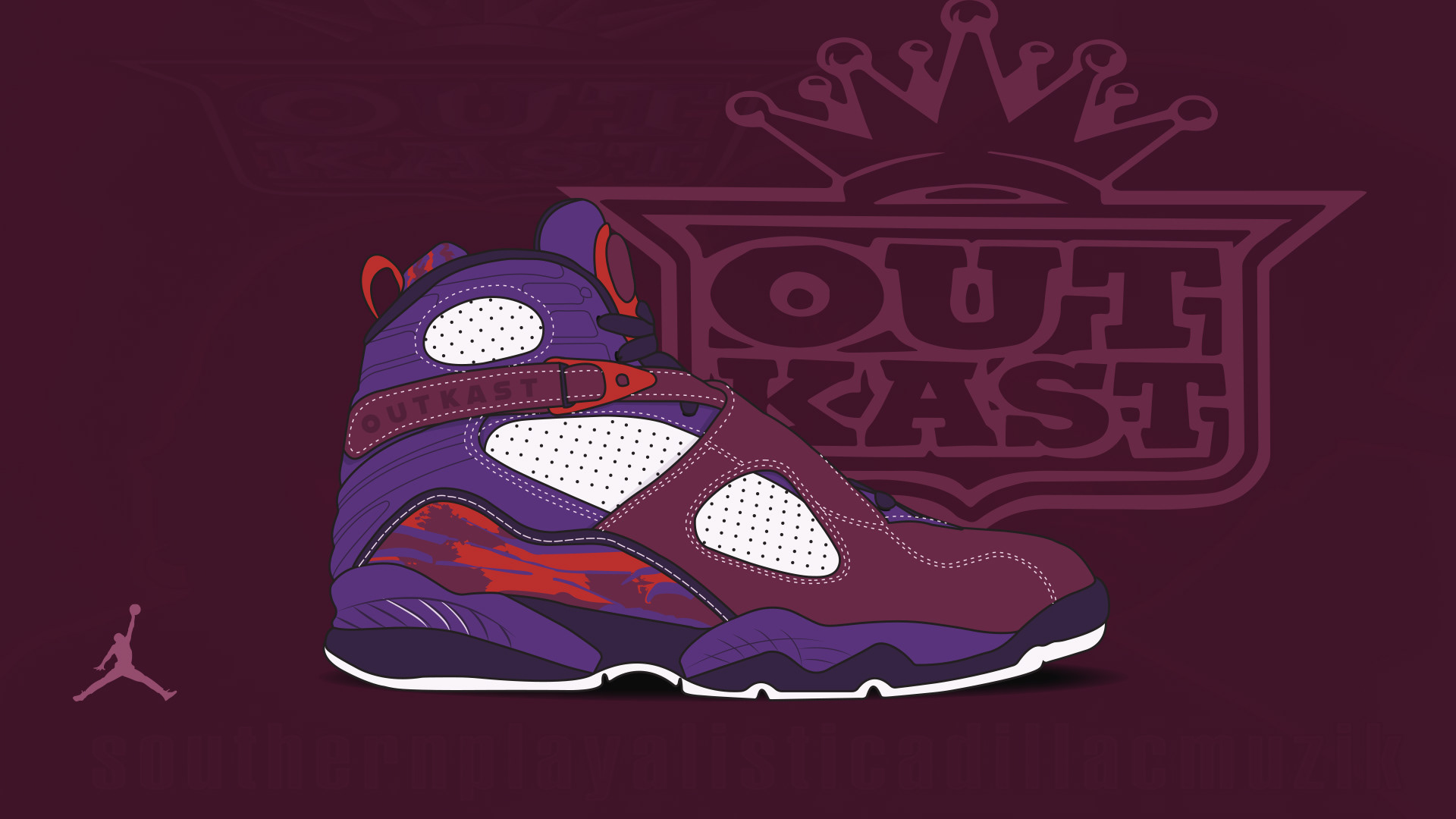 Outkast (Southernplayalisticadillacmuzik) x Jordan 8