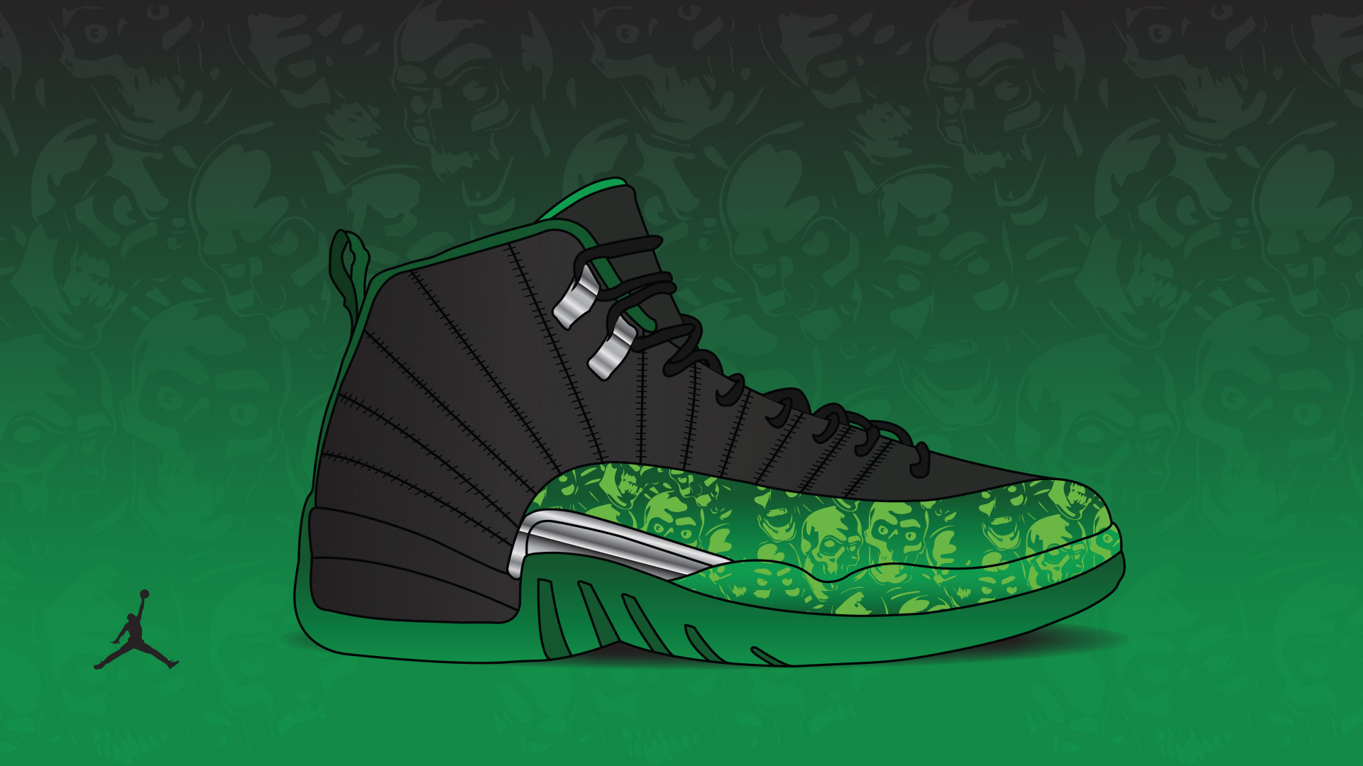 Three 6 Mafia (Skullpile) x Jordan 12