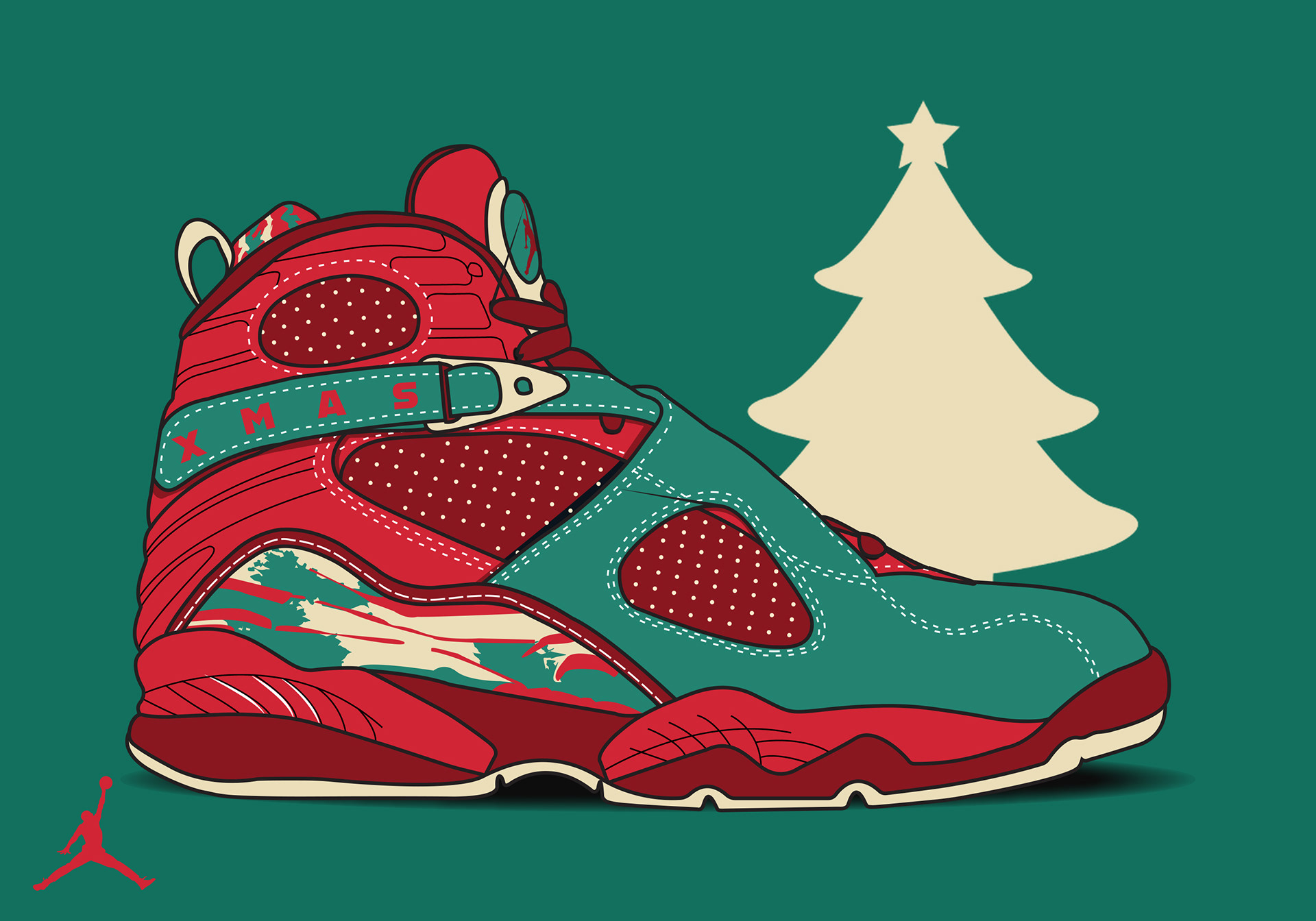 Christmas x Jordan 8