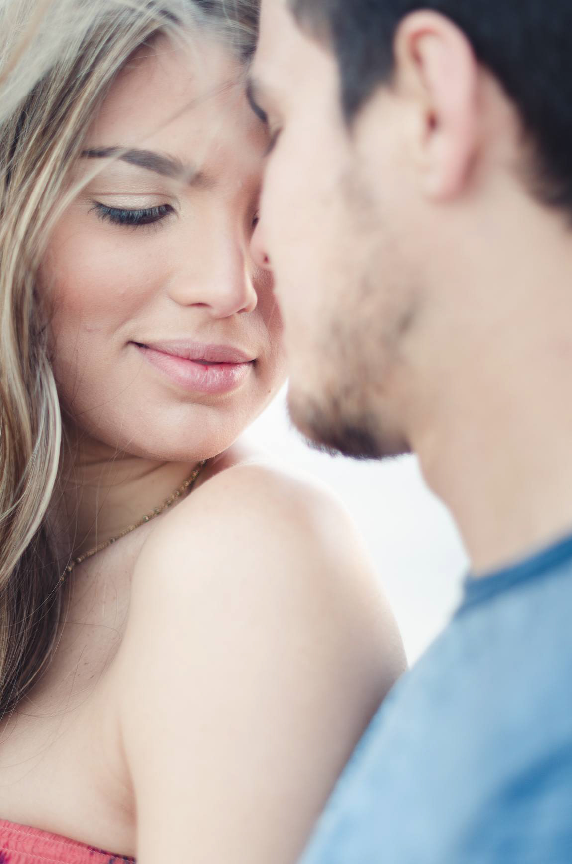 Couple portrait at Dania Beach on Sunrise