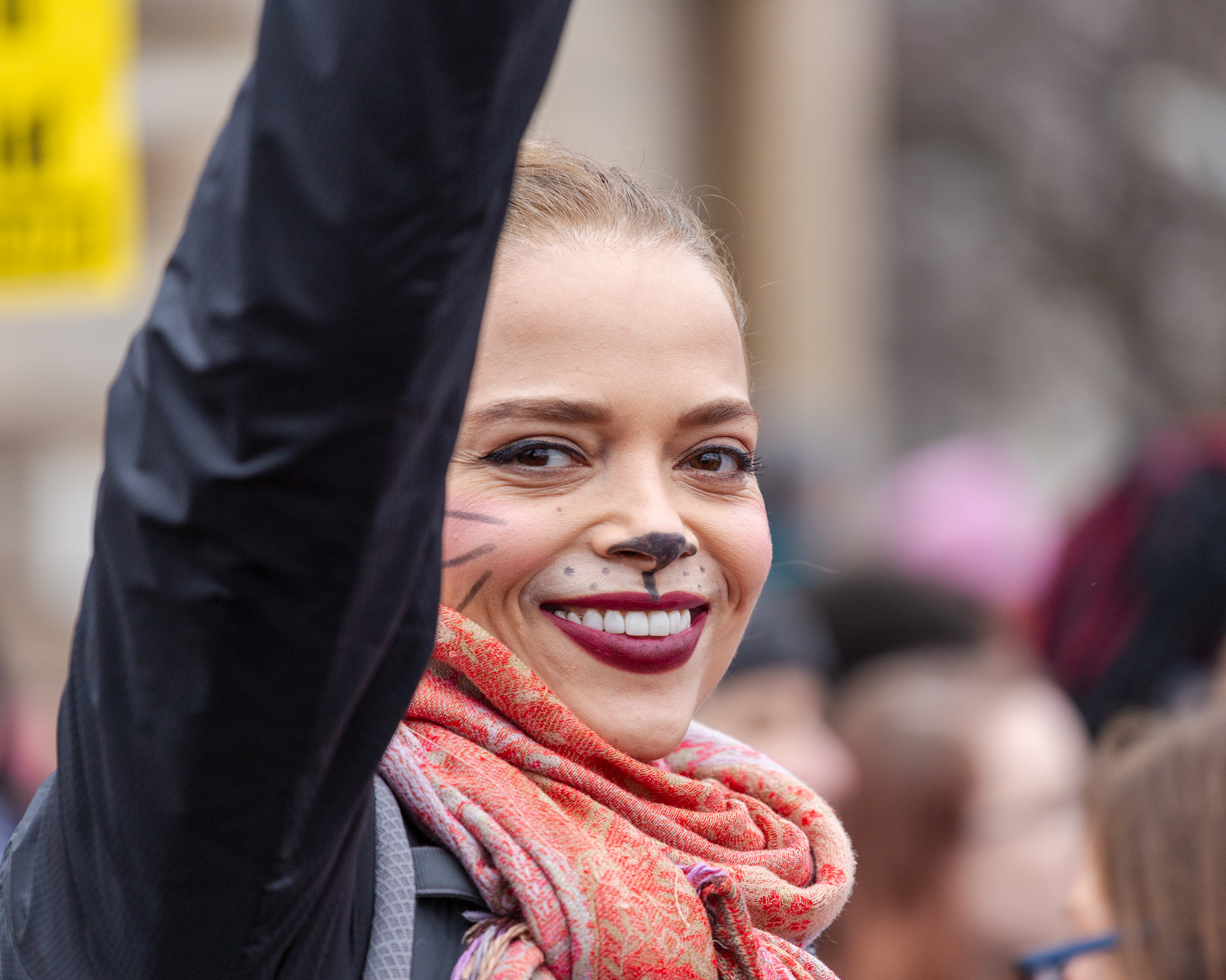 Beautiful Smile, Women's March, Washington, DC