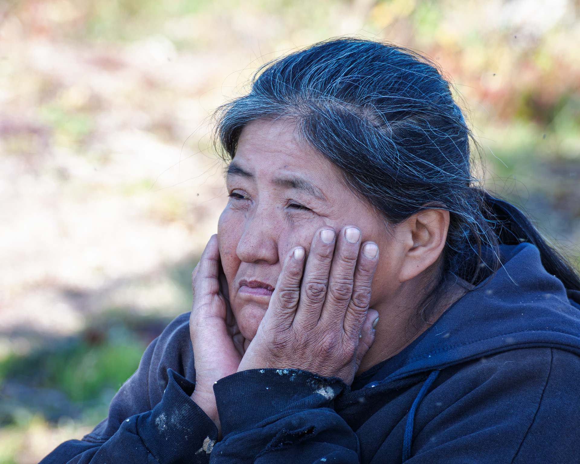 Marion (native Alaskan / Gwich'in), Arctic Village, Alaska