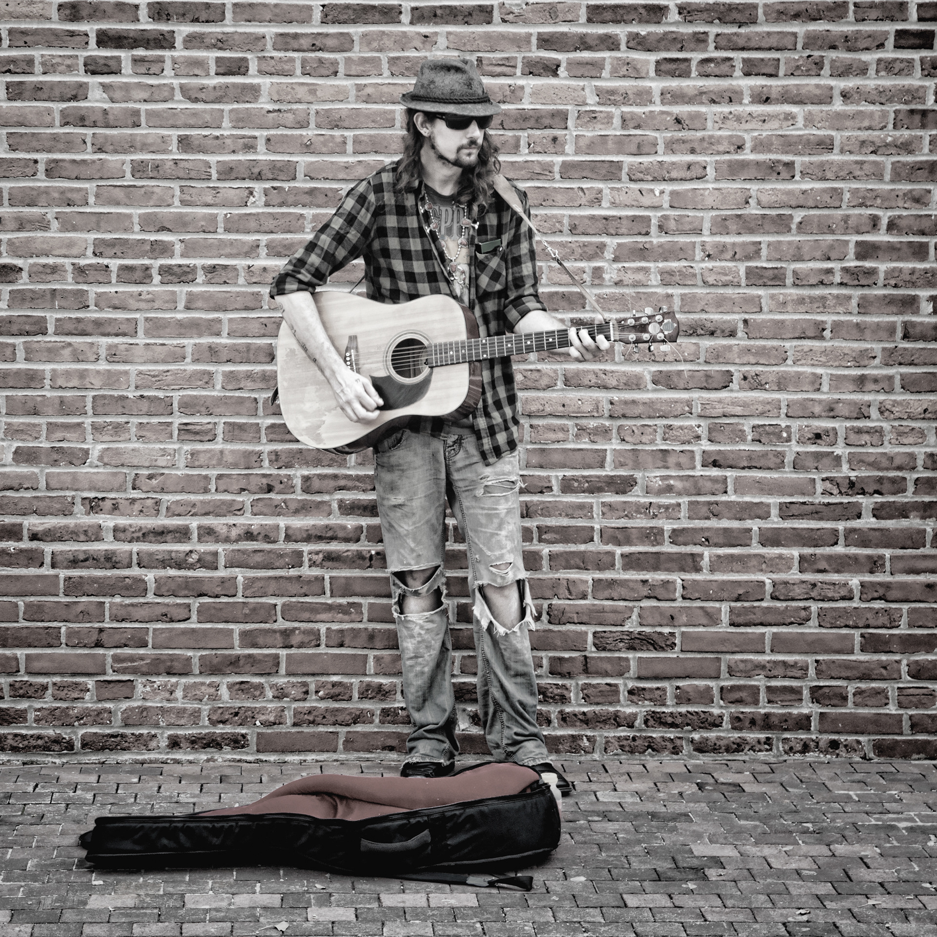 Busker, Central Market, Lancaster, Pennsylvania
