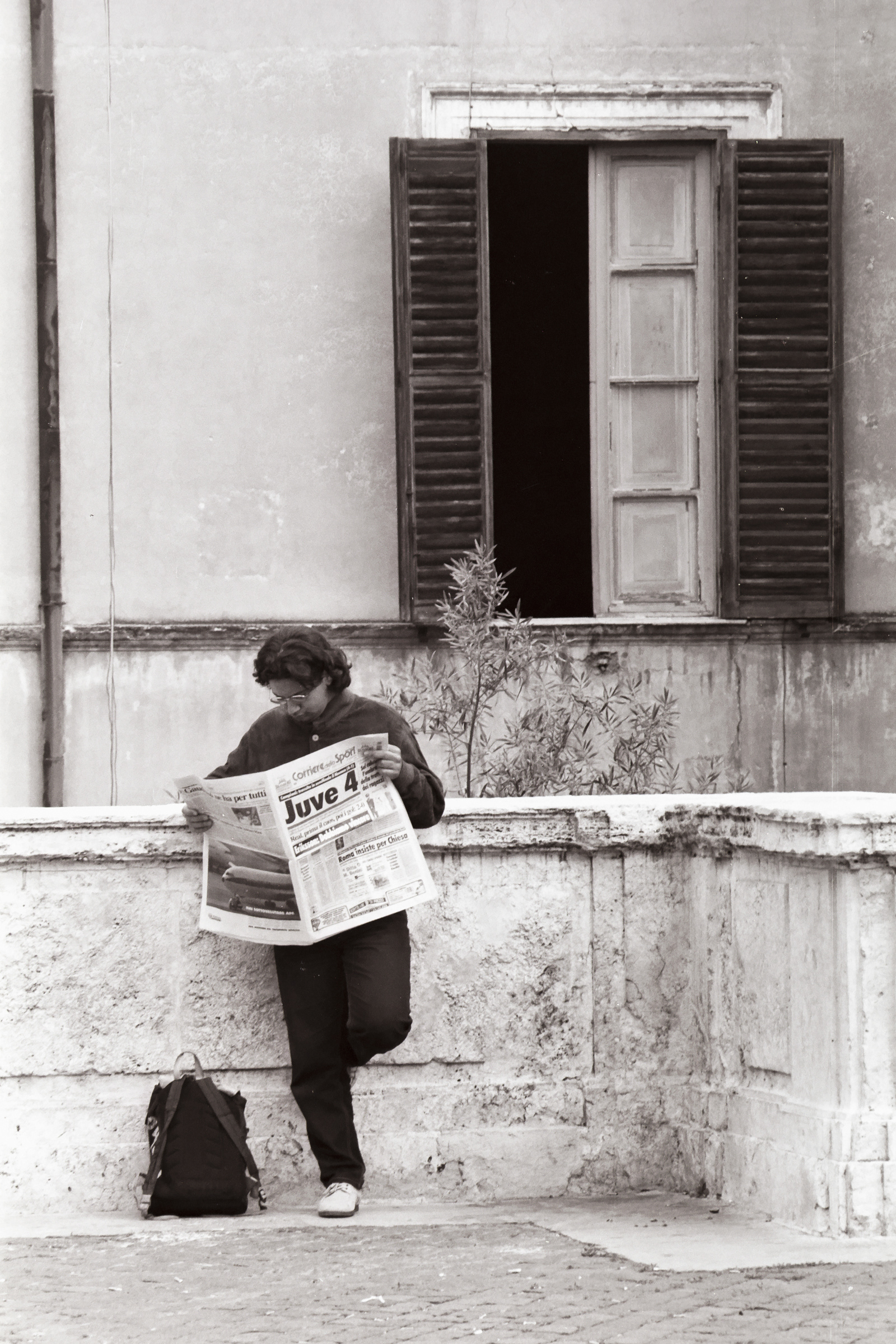 Juve 4, Spanish Steps, Rome, Italy (film photo)
