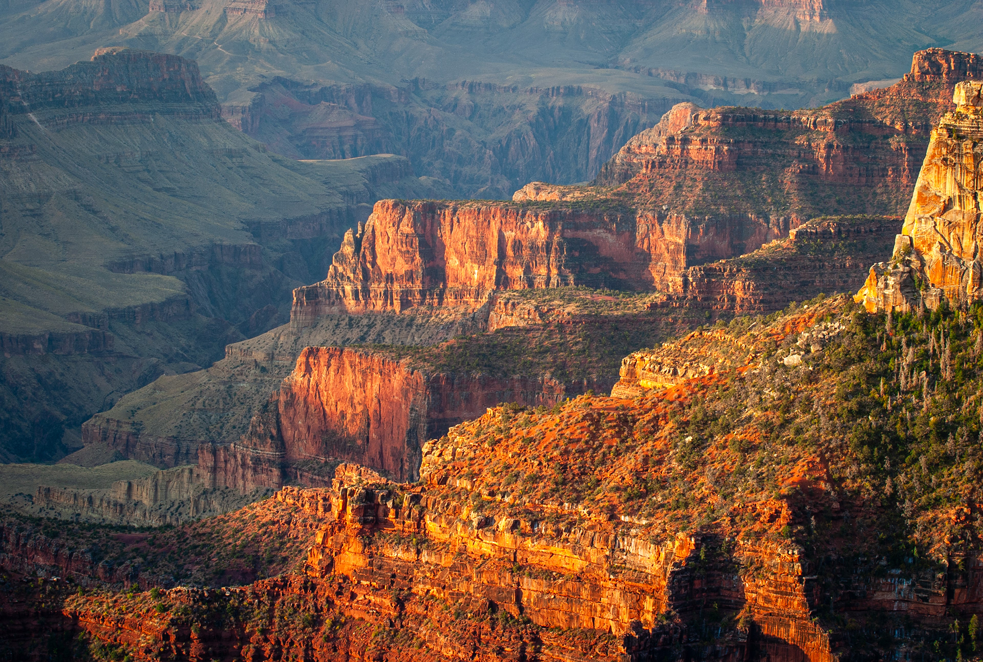 North Rim Sunrise from Grand Canyon Lodge, Arizona