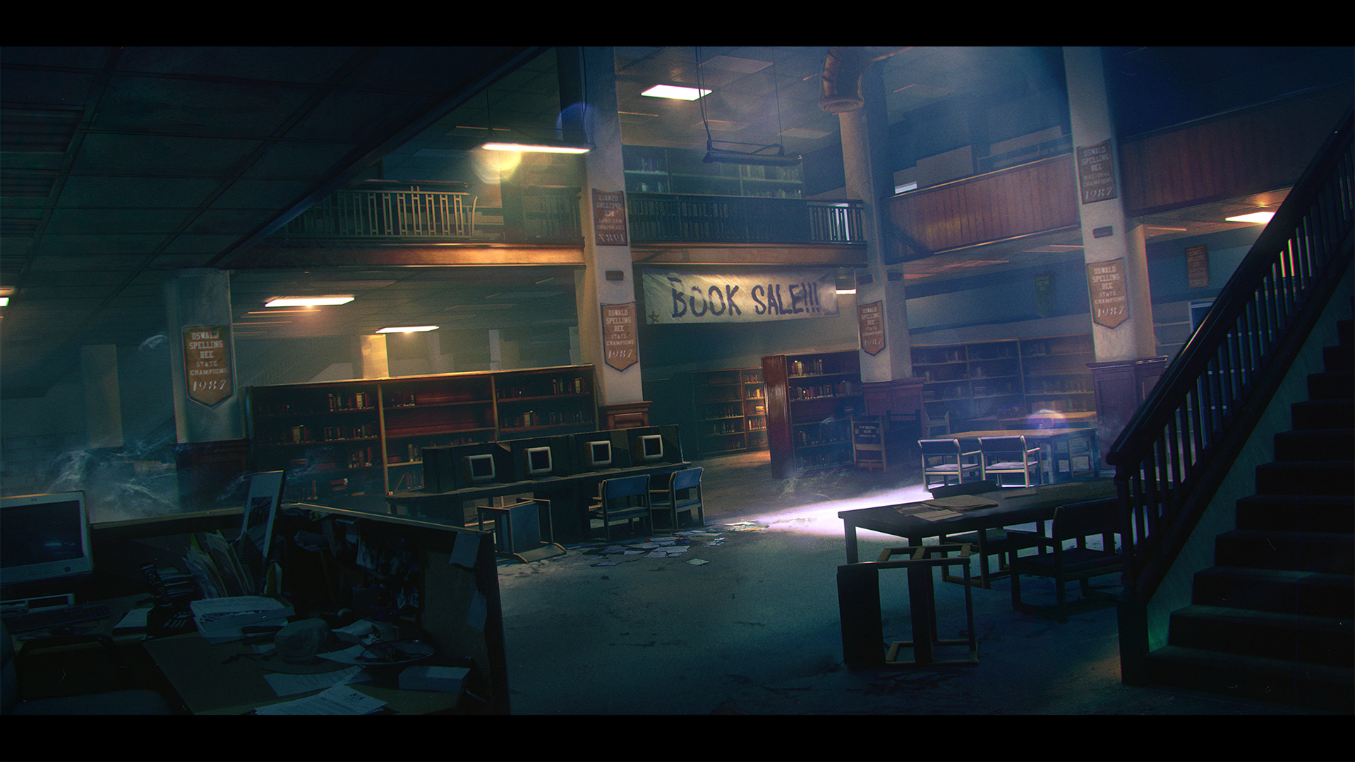 In-game screenshot overpainting. Assets were provided by Elastic Games team