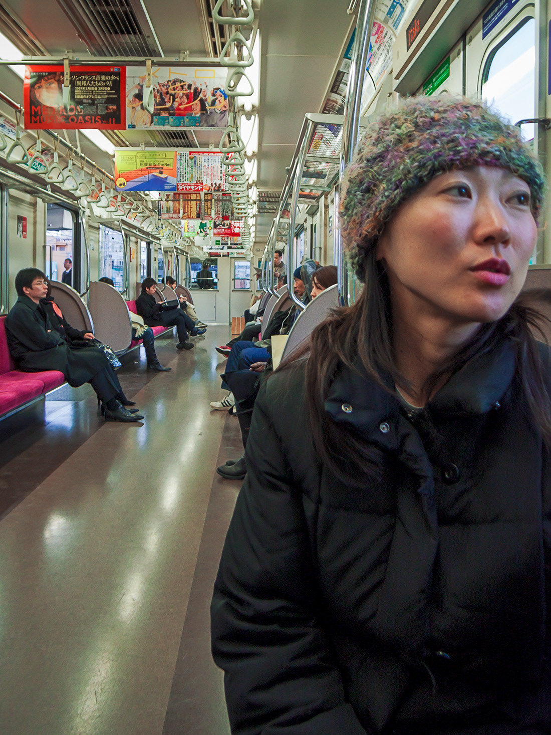 Suzuka in Tokyo train