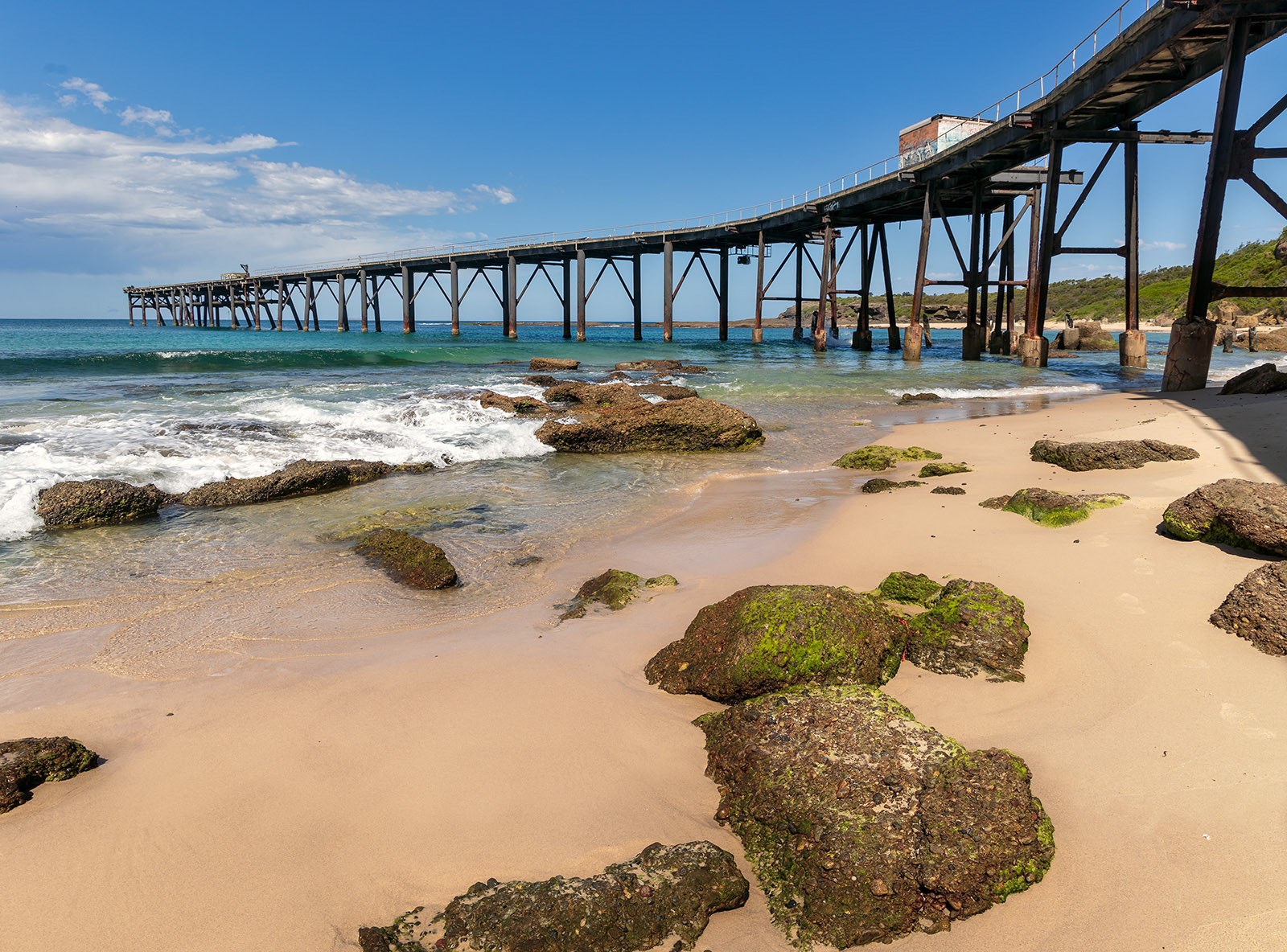 Catherine Hill Bay coal pier
