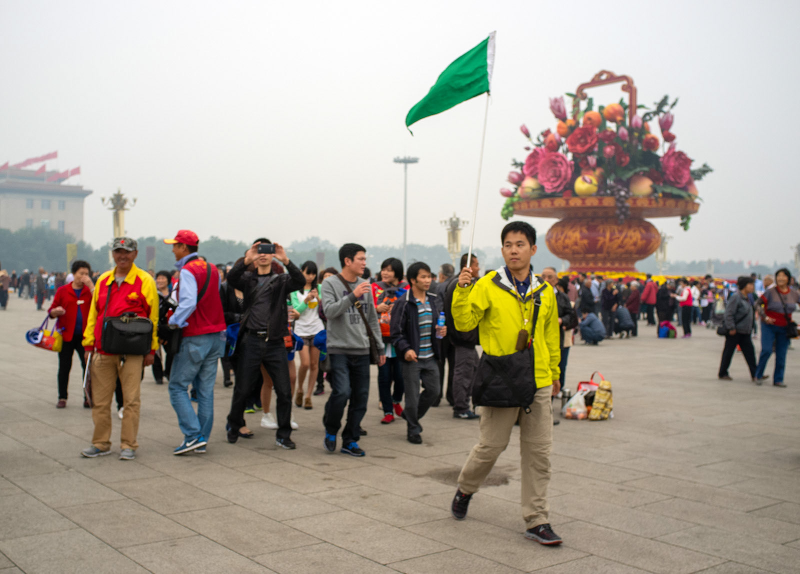 in Tiananmen Square