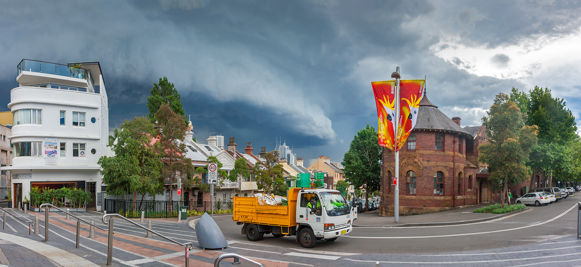 Storm over Taylor Square Sydney