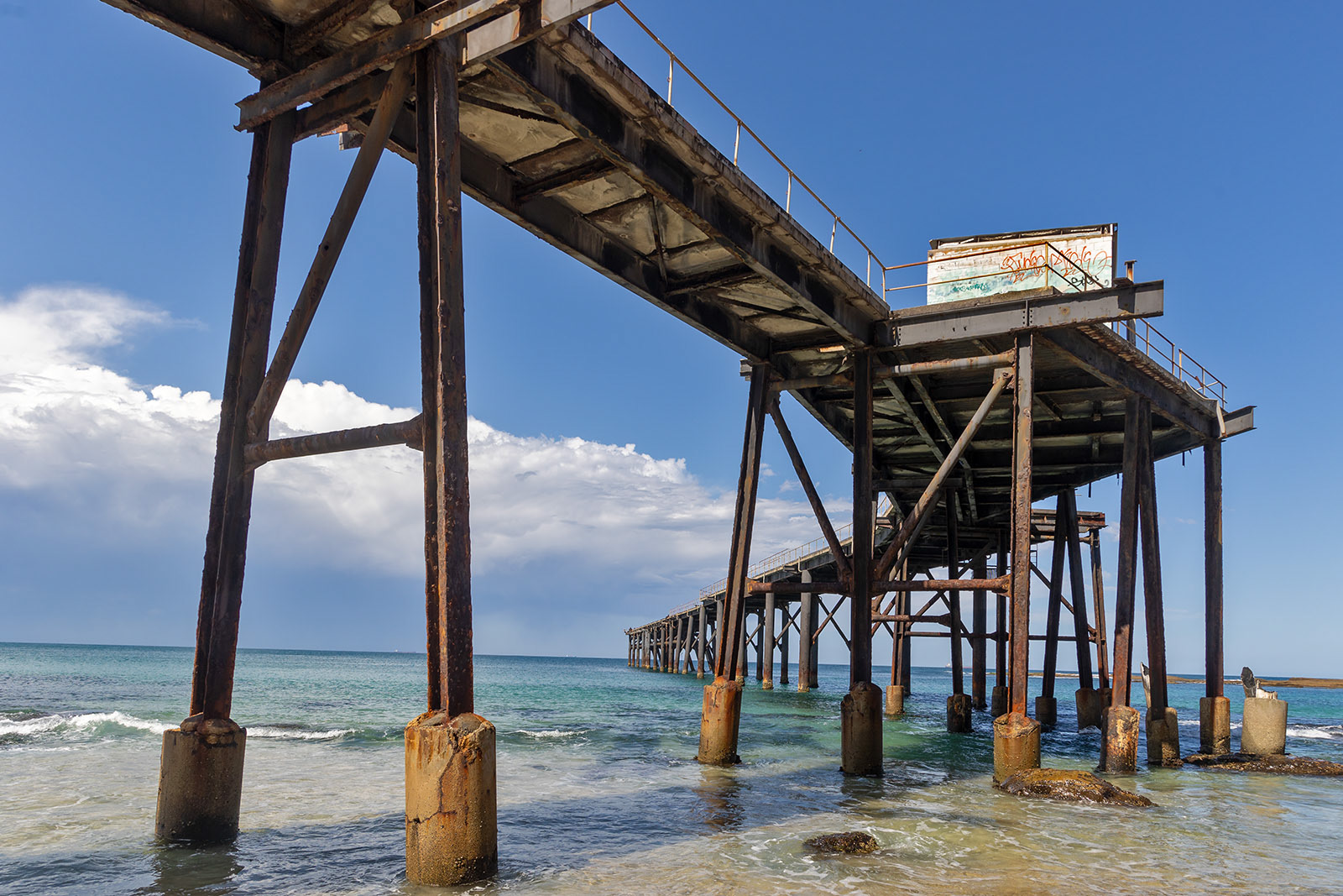Catherine Hill Bay coal pier
