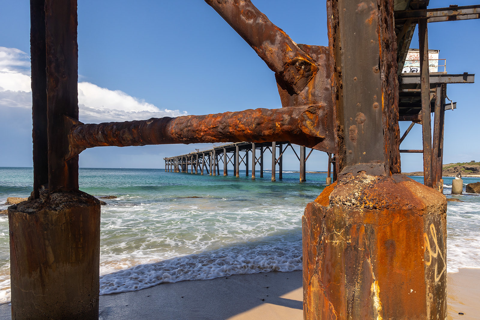 Catherine Hill Bay coal pier