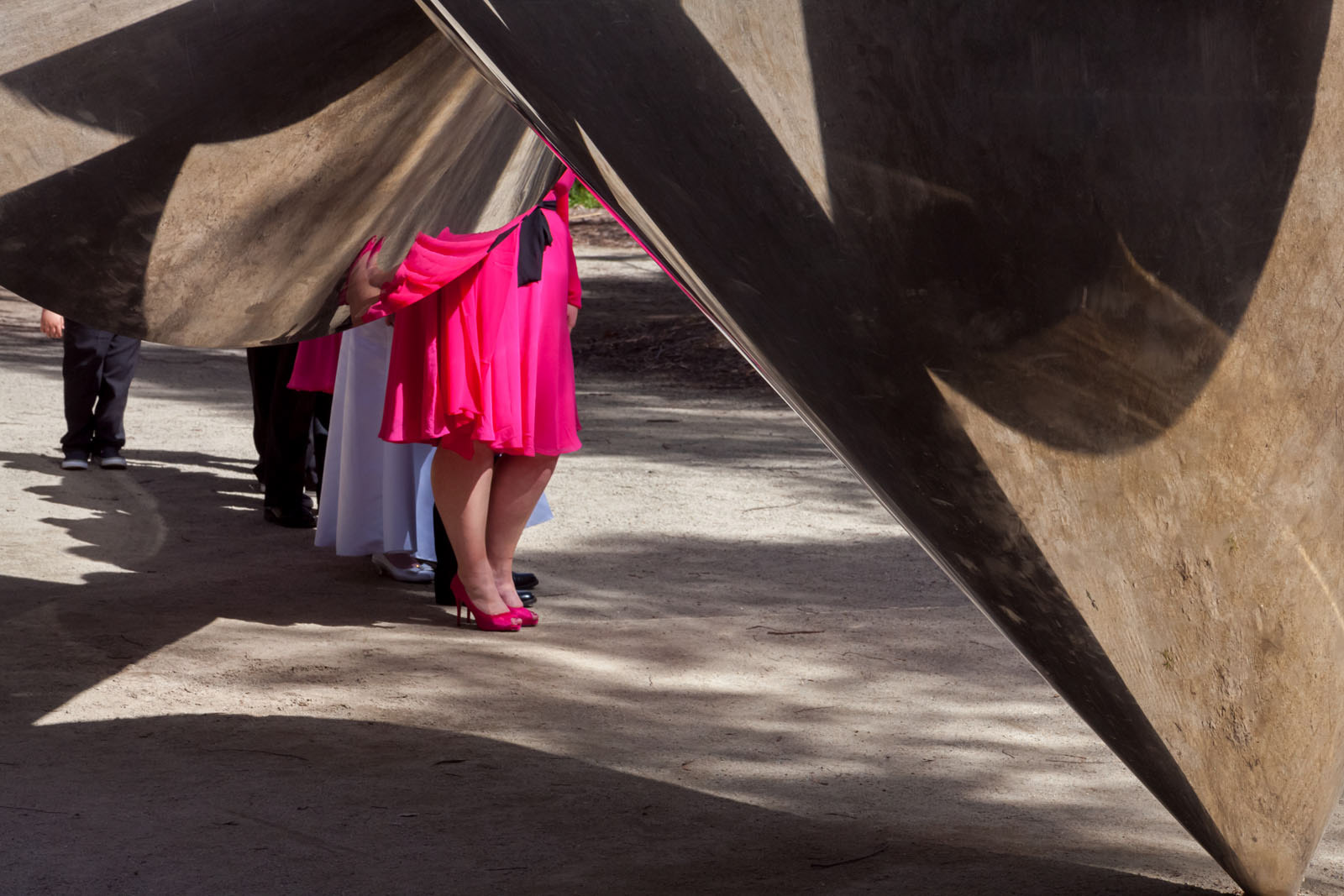 Sculpture garden in Canberra