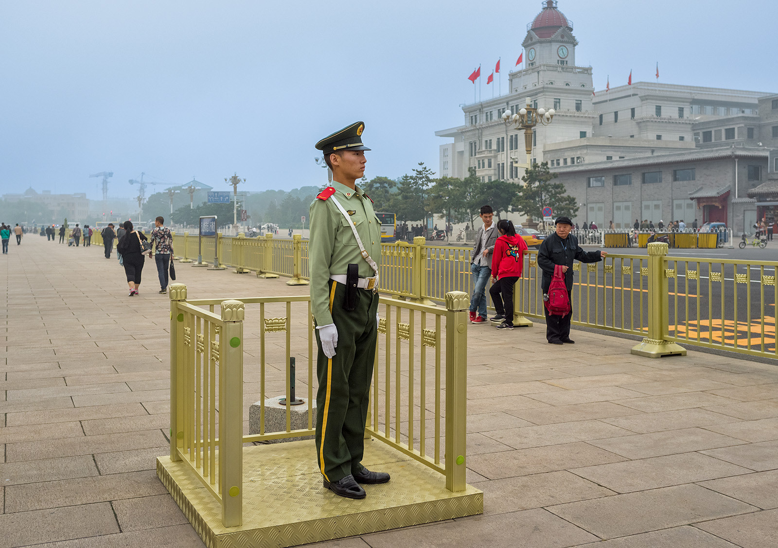 In Tiananmen Square
