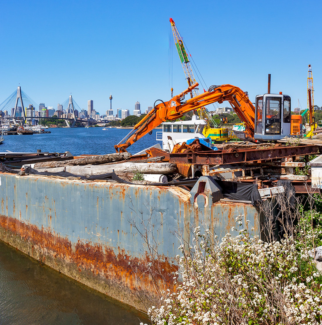 Rozelle marine salvage yard