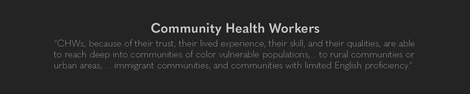 Quote for Community Health Workers