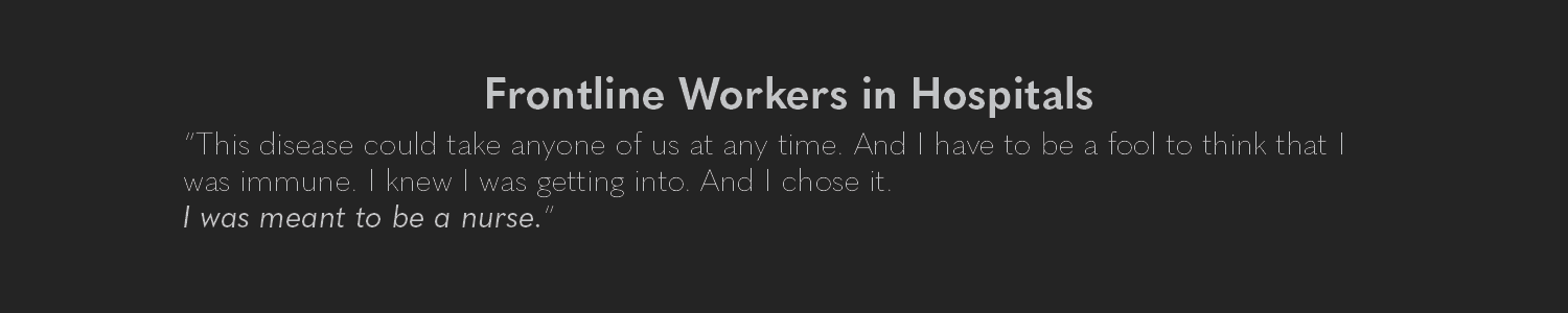 Quote for Frontline Workers in Hospital