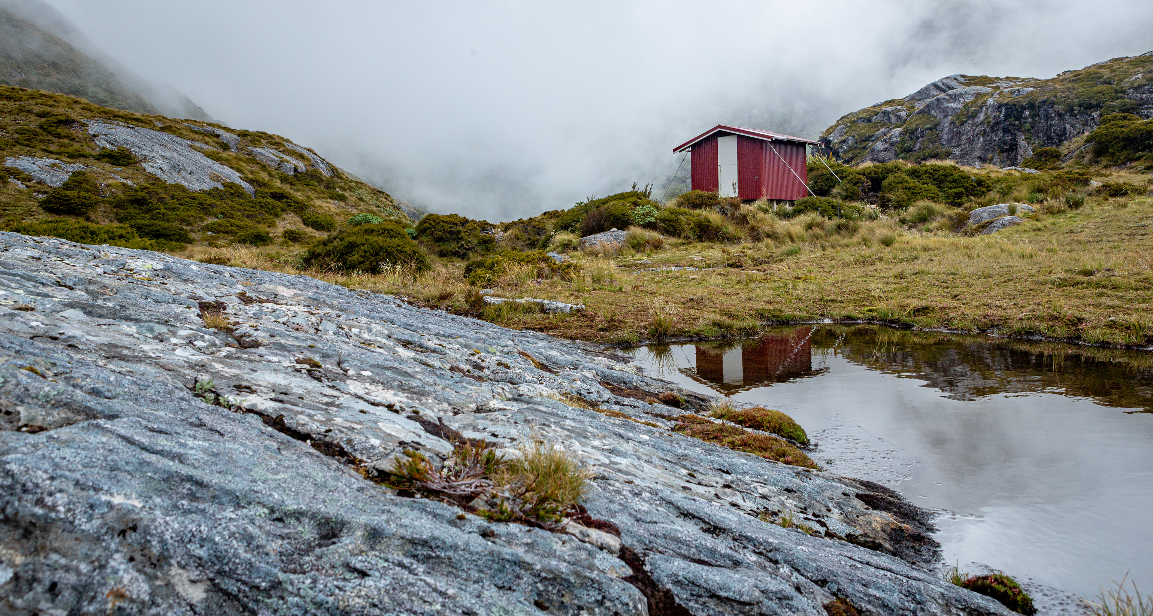 Robin Saddle Hut, Fiordland National Park
