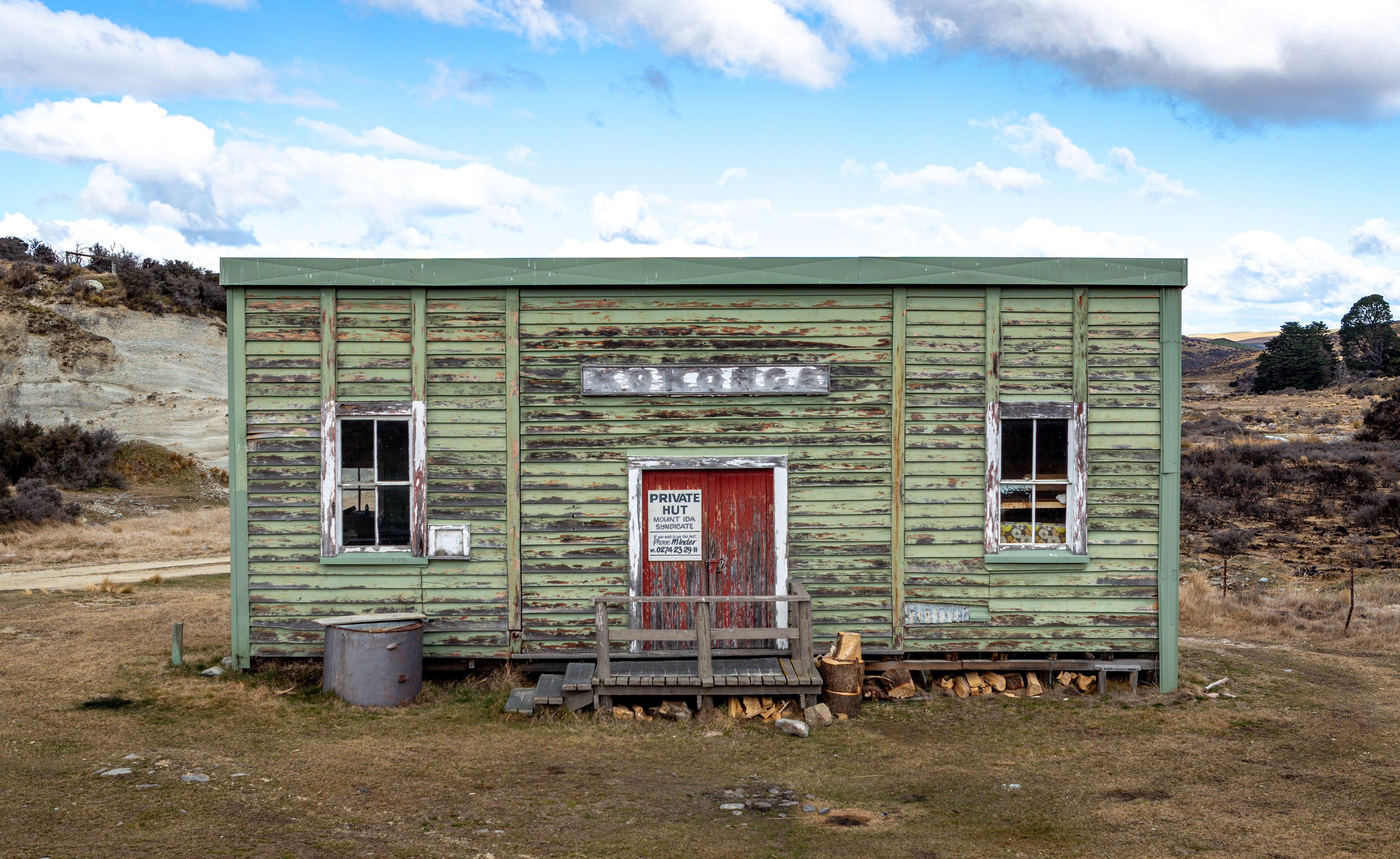 Kokonga Railway Hut, Naseby