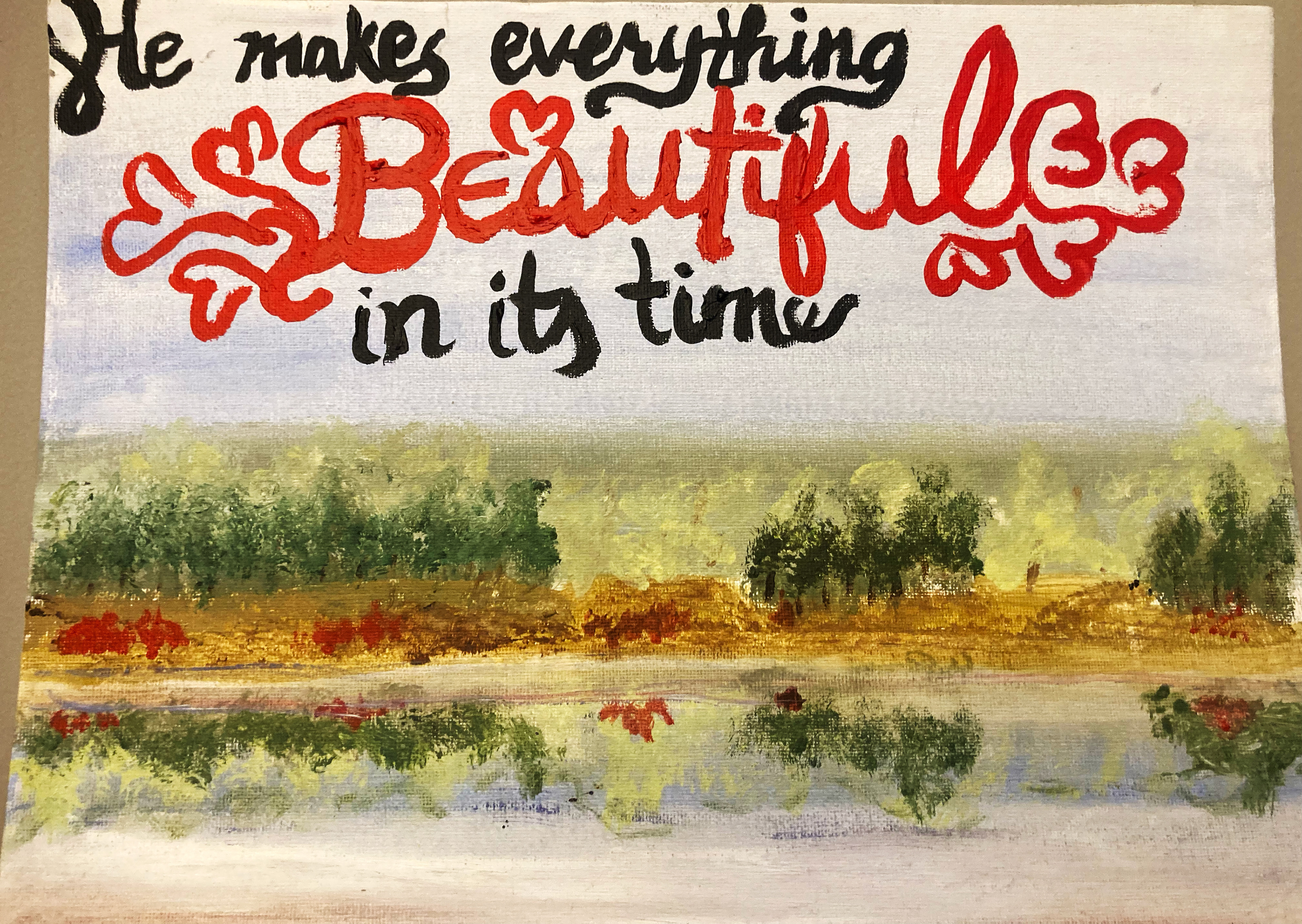 Beautiful, acrylic on canvas
