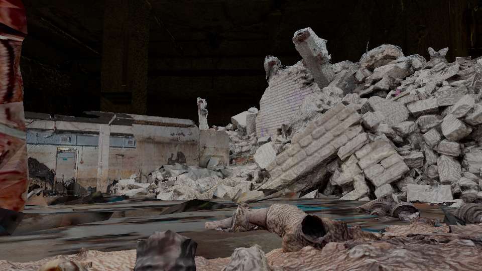 Visualizations of 3d scans of war crimes from Ukraine