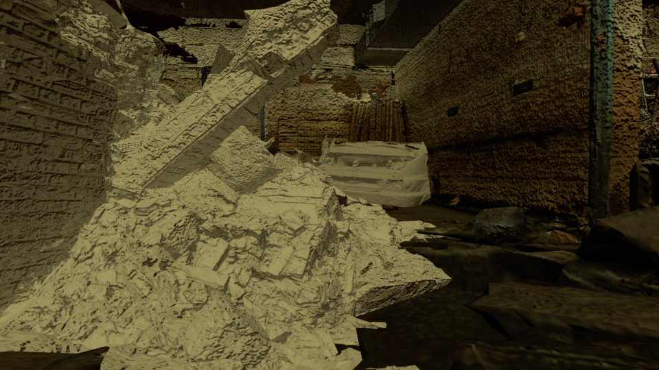 Visualizations of 3d scans of war crimes from Ukraine