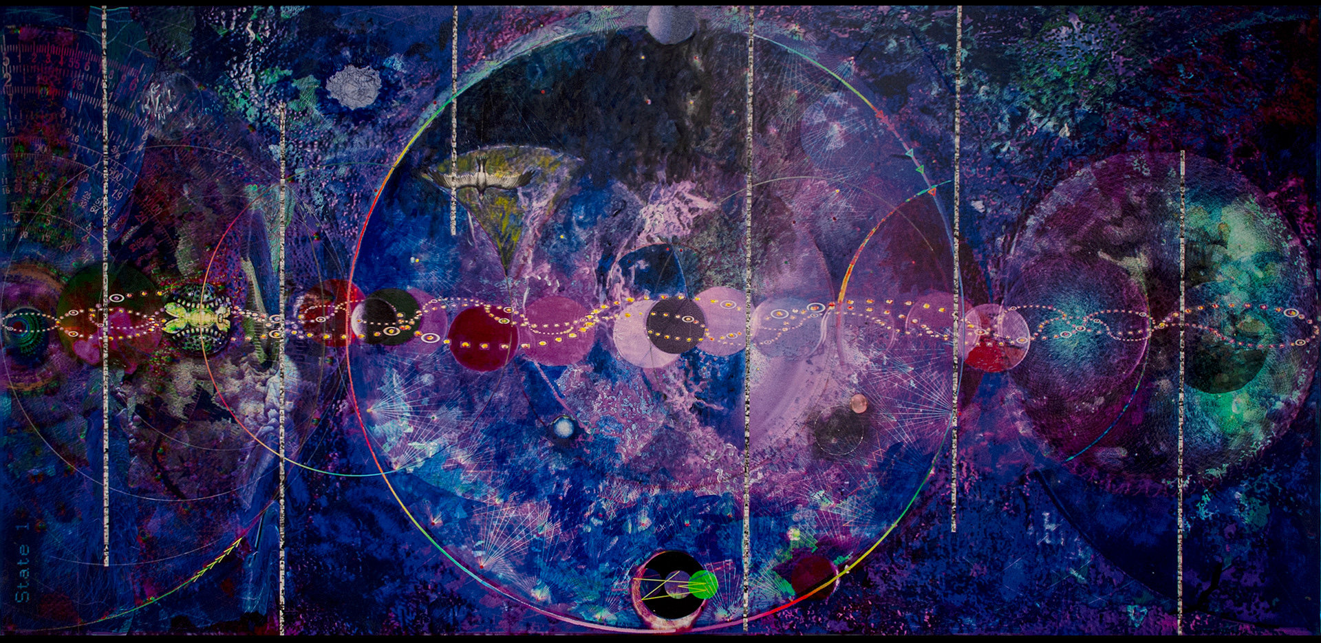 "A Synoetic System #7", archival pigment print on canvas, 90x44 inches, 2016
