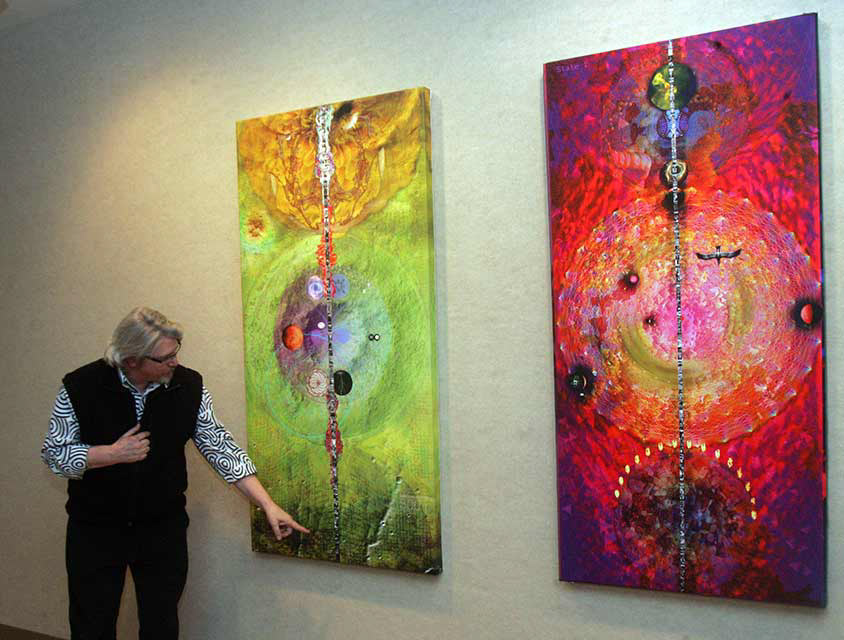 "A Synoetic Systems, archival pigment print on canvas, 44x22 inches