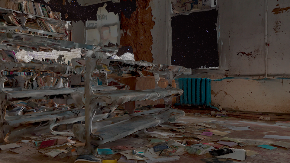 Visualizations of 3d scans of war crimes from Ukraine