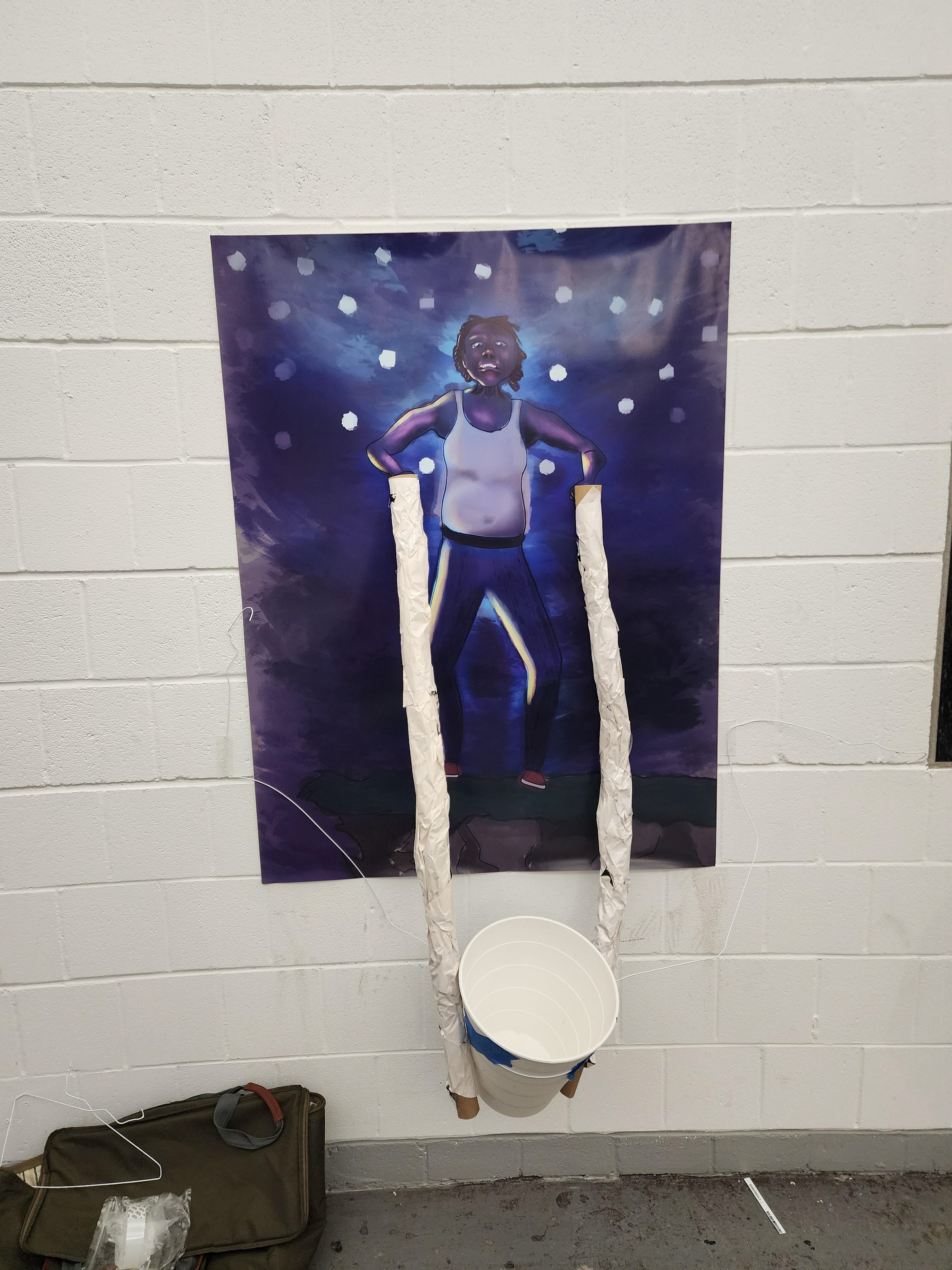 The installation, in all of its glory.