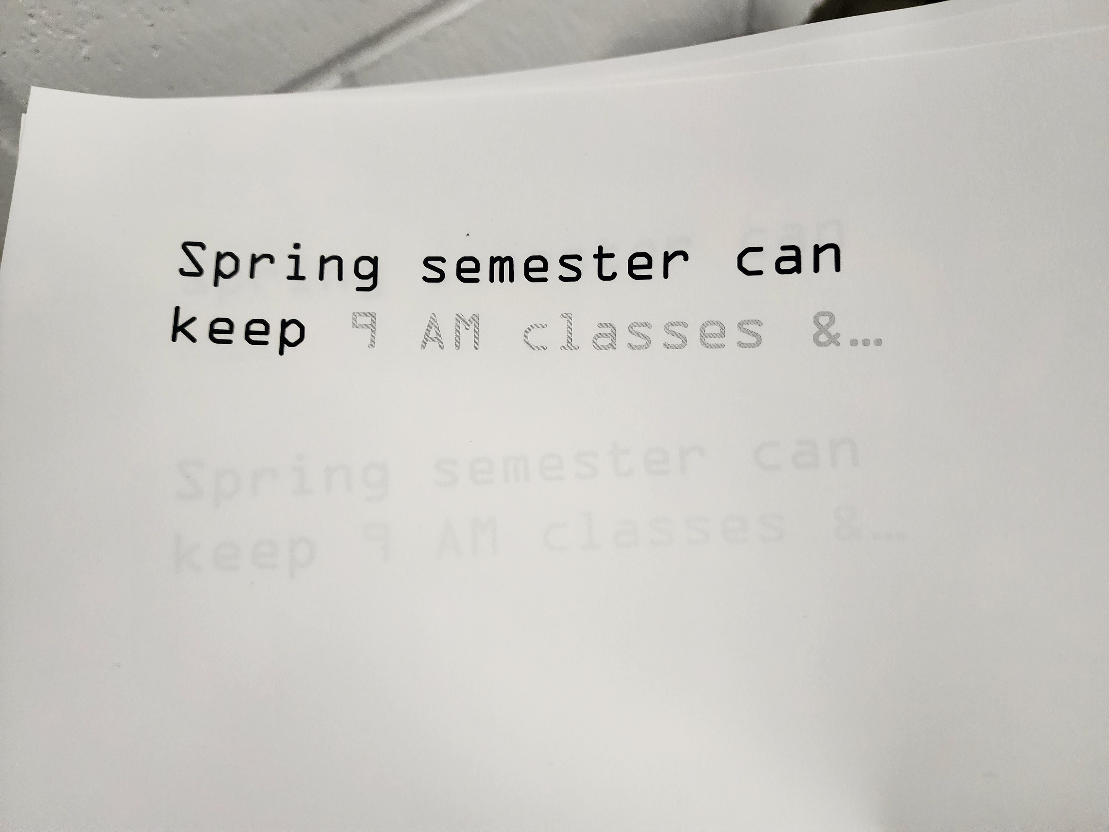 Prompt for audience participation