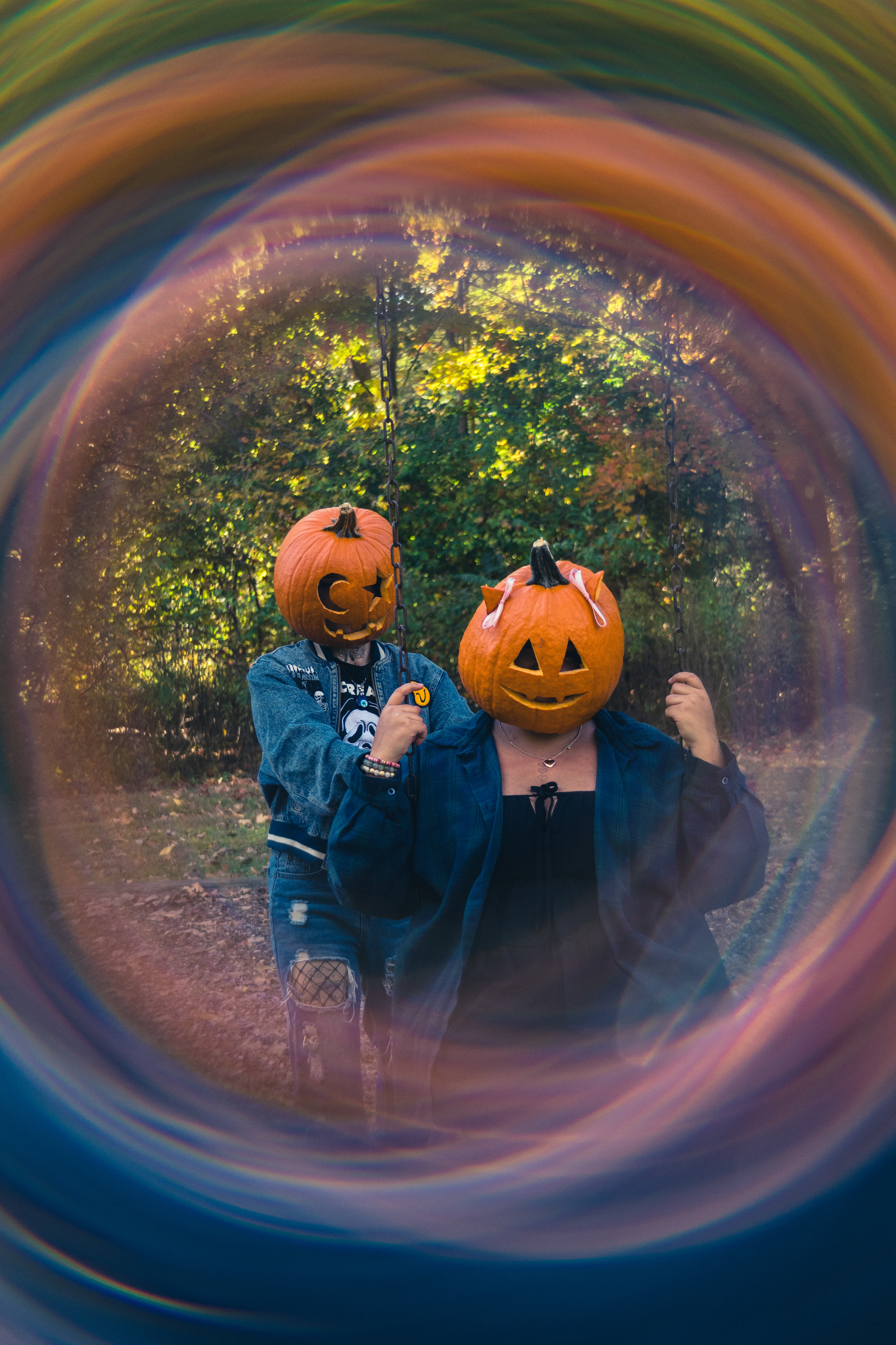 River and Savannah - Pumpkin head session