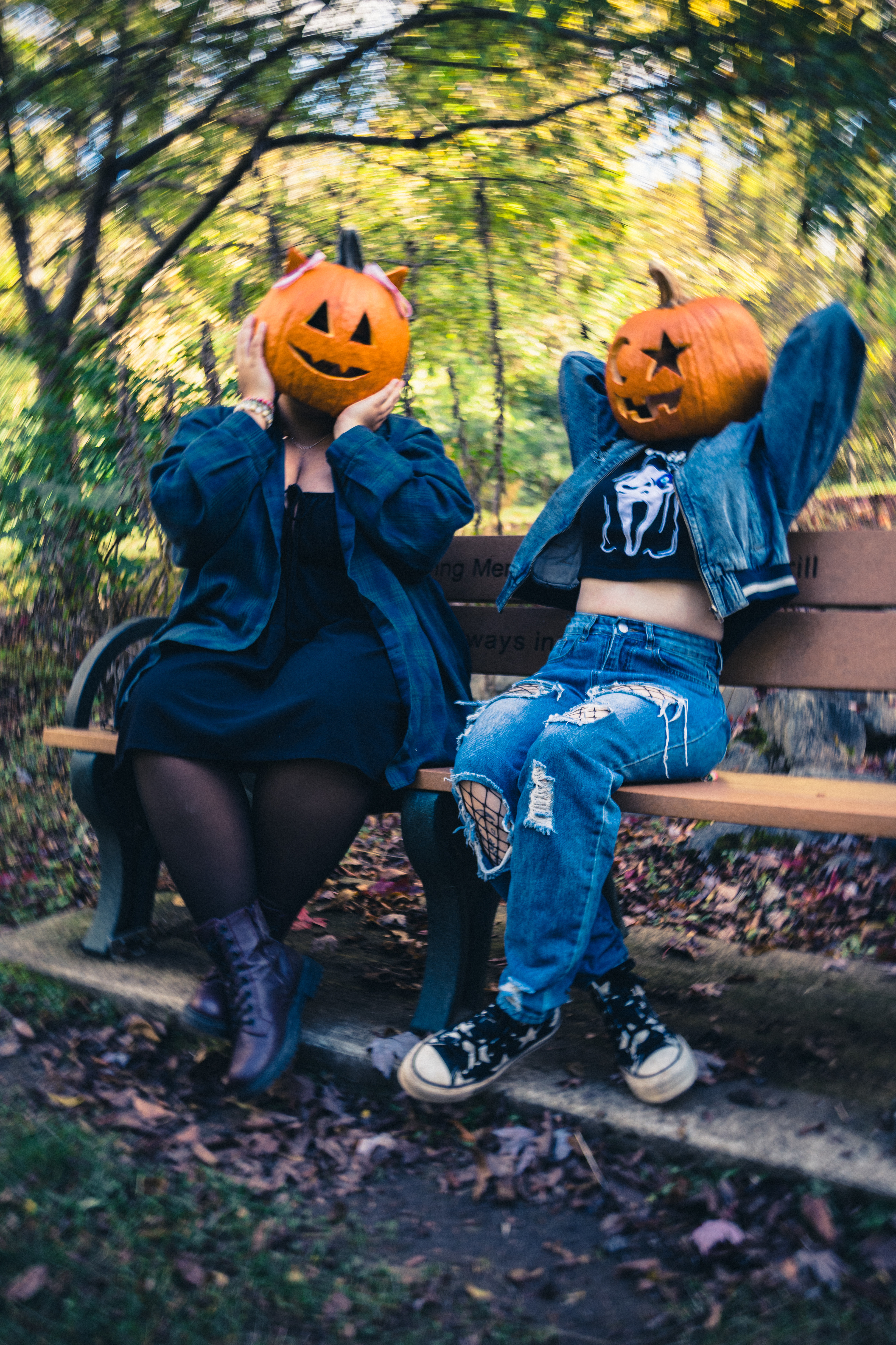 River and Savannah - Pumpkin head session