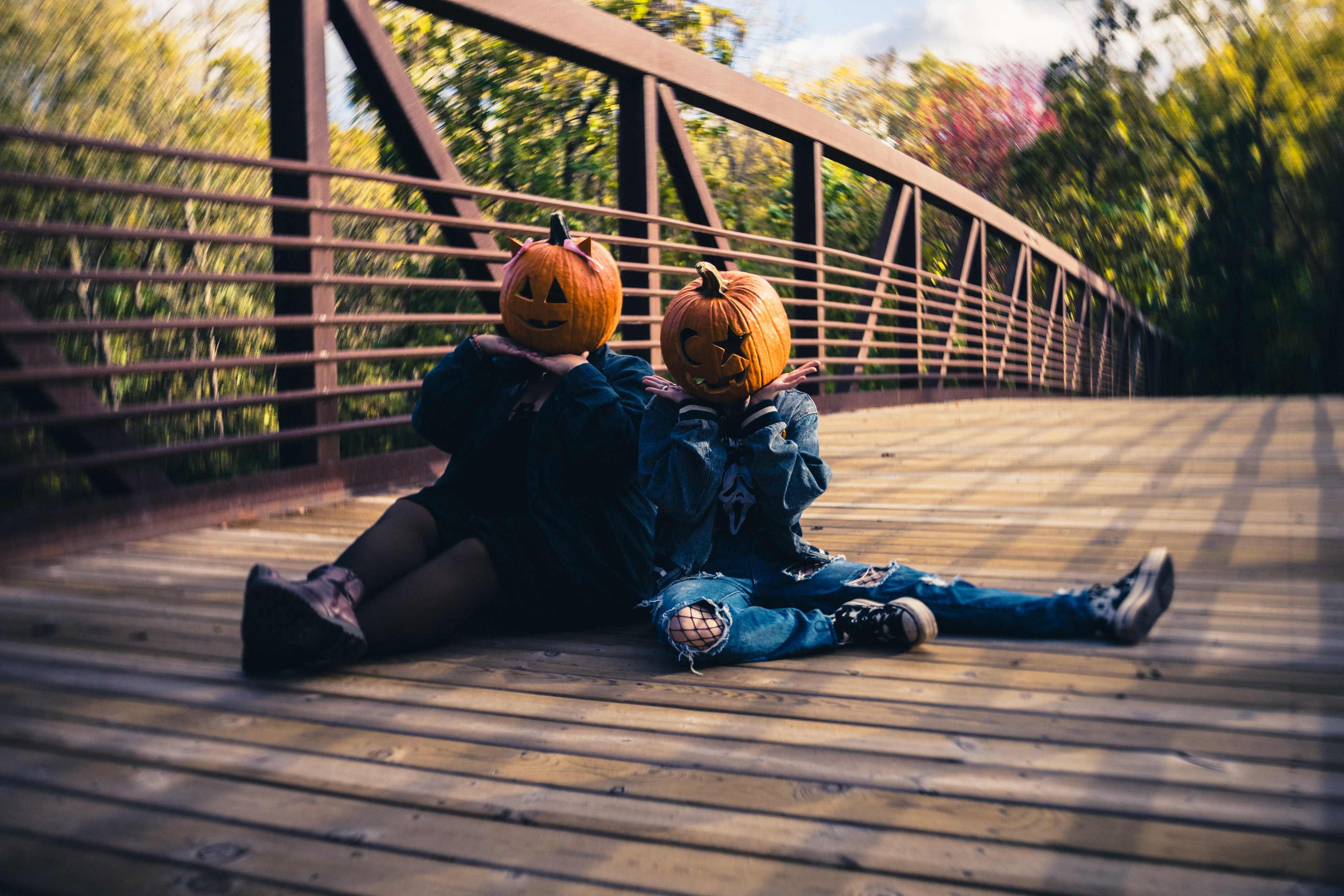 River and Savannah - Pumpkin head session
