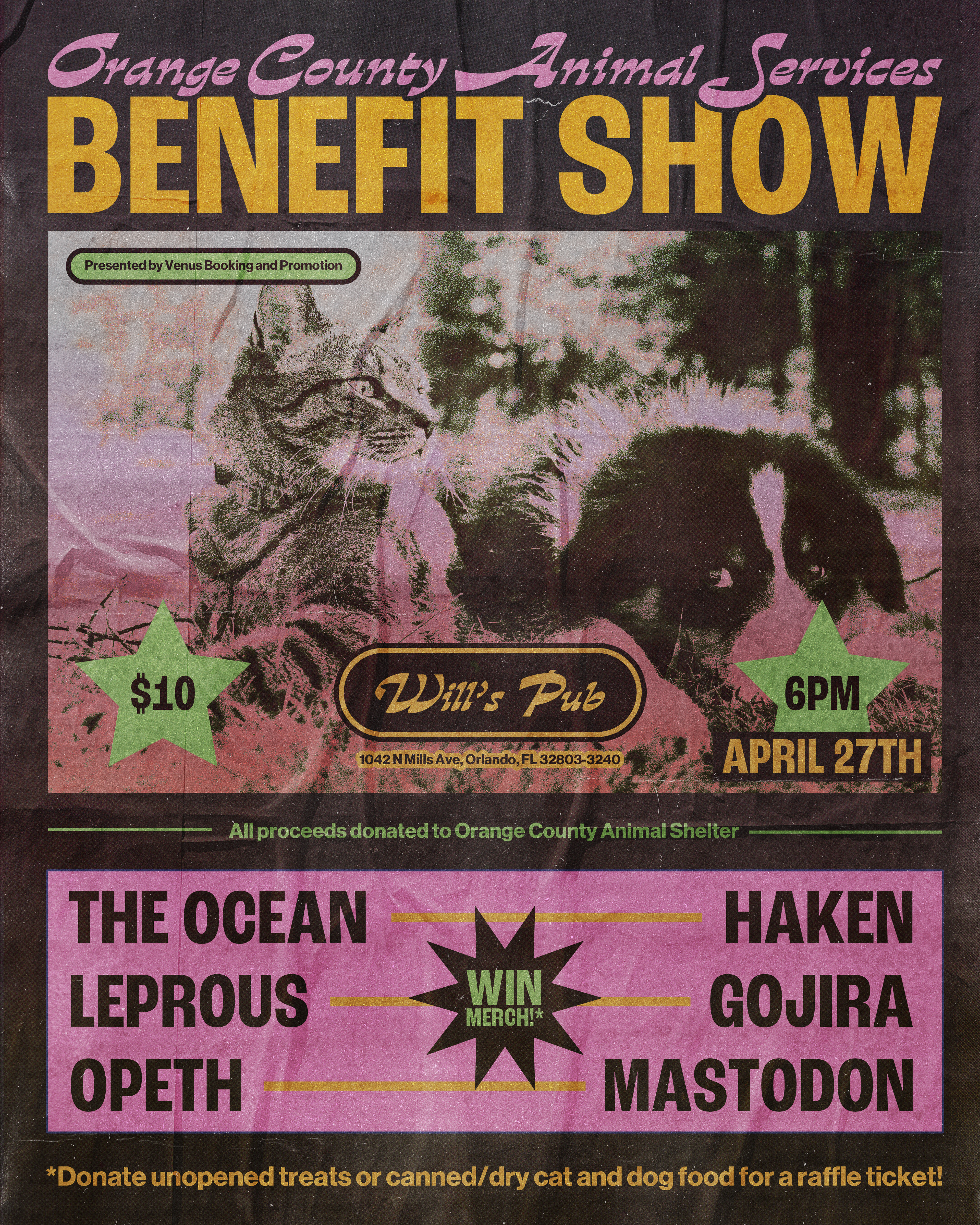 Orange County Animal Services Benefit Show - Flyer