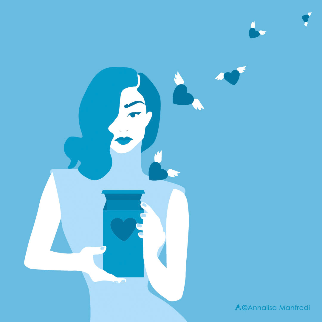 awareness campaign on the fugacity of love relationships