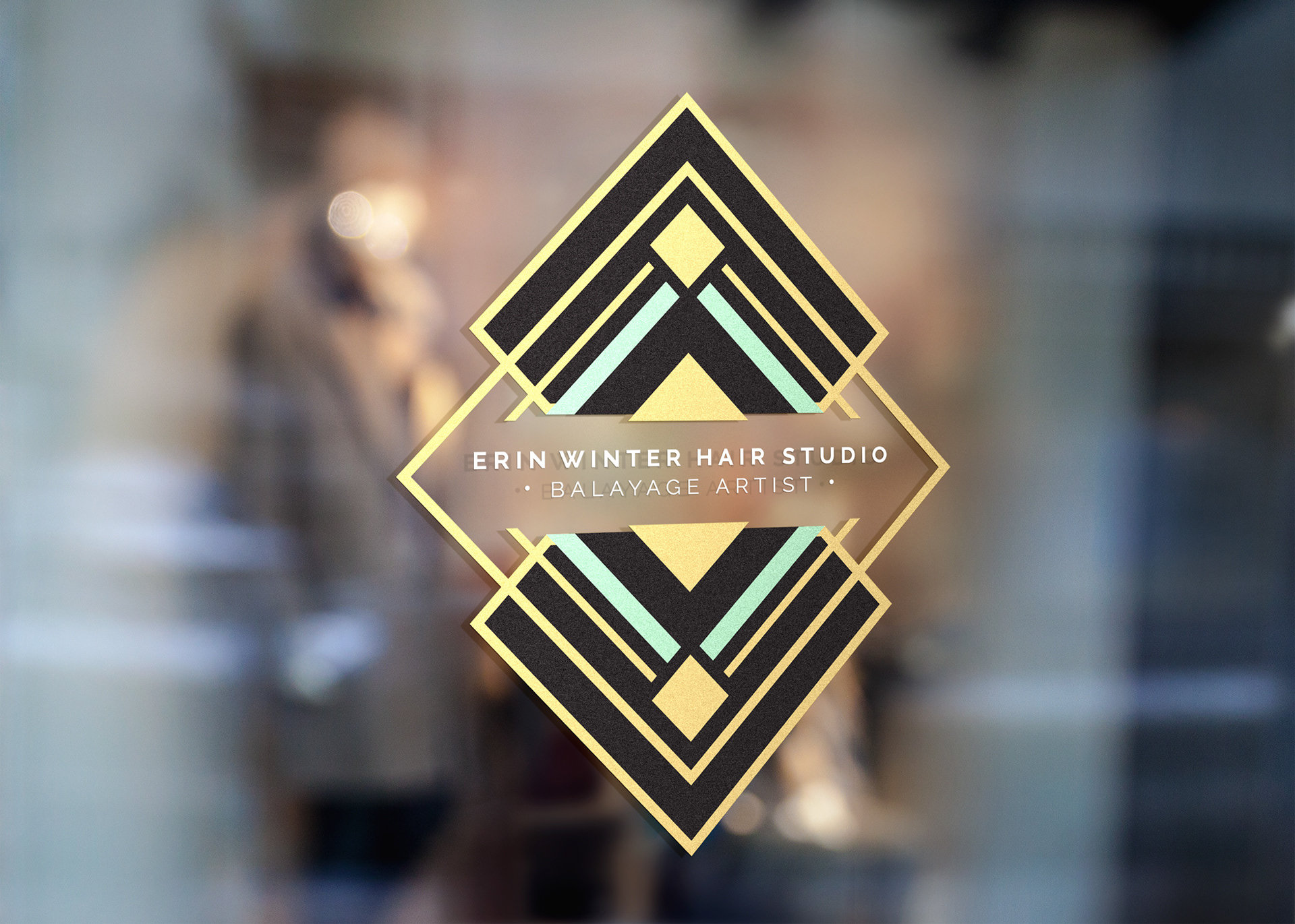 Erin Winter Hair Studio - Door Decal Mockup