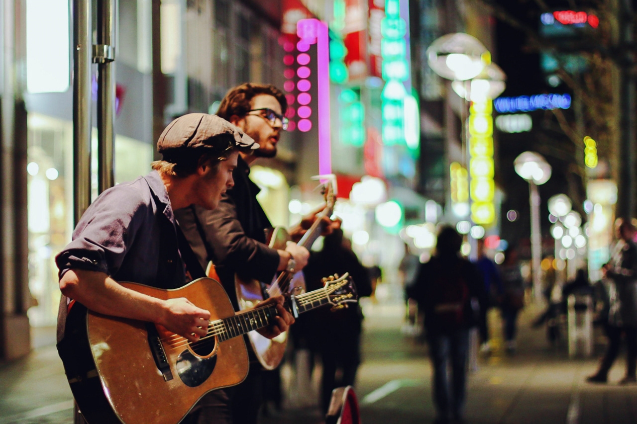 Hudson Taylor, busking, Stuttgart, 2015