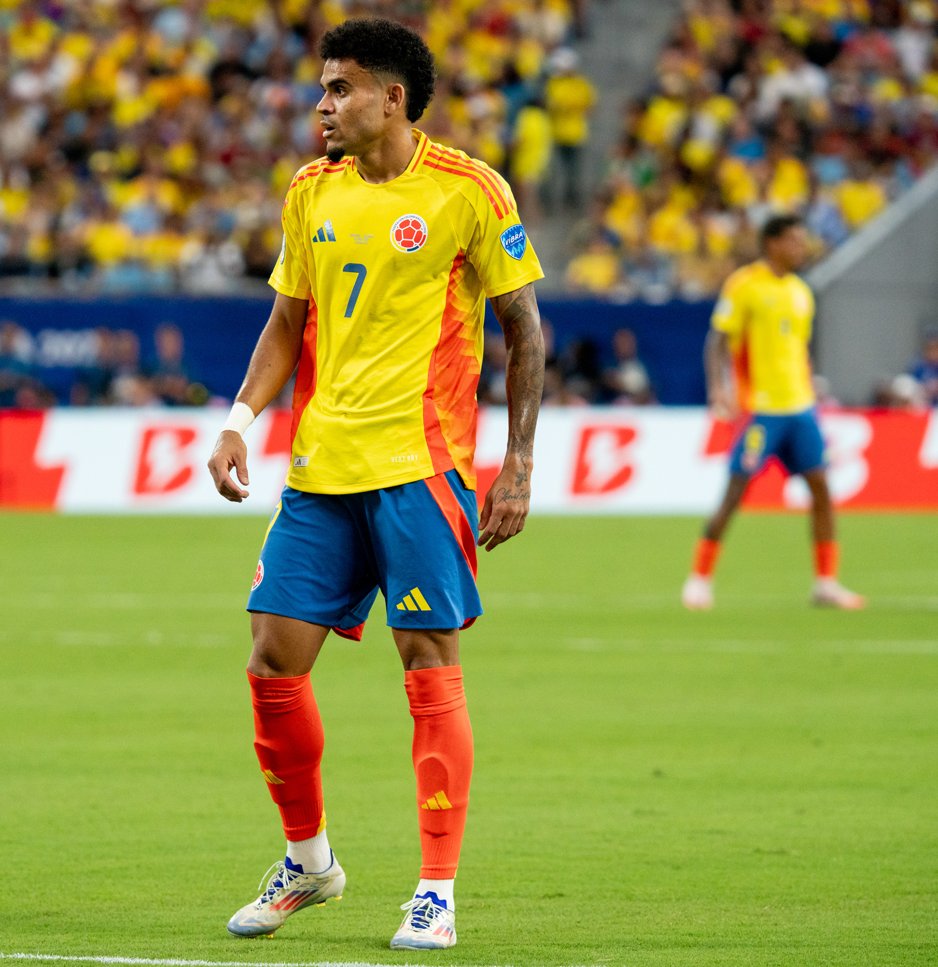 Colombia vs. Uruguay — Copa América Semifinal, 2024. A fierce battle under the lights, where intensity and character defined every minute. Colombia faced Uruguay in a hard-fought semifinal marked by passion, tactical discipline, and unwavering determination — a performance that reflected the heart of a nation dreaming of the final stage.