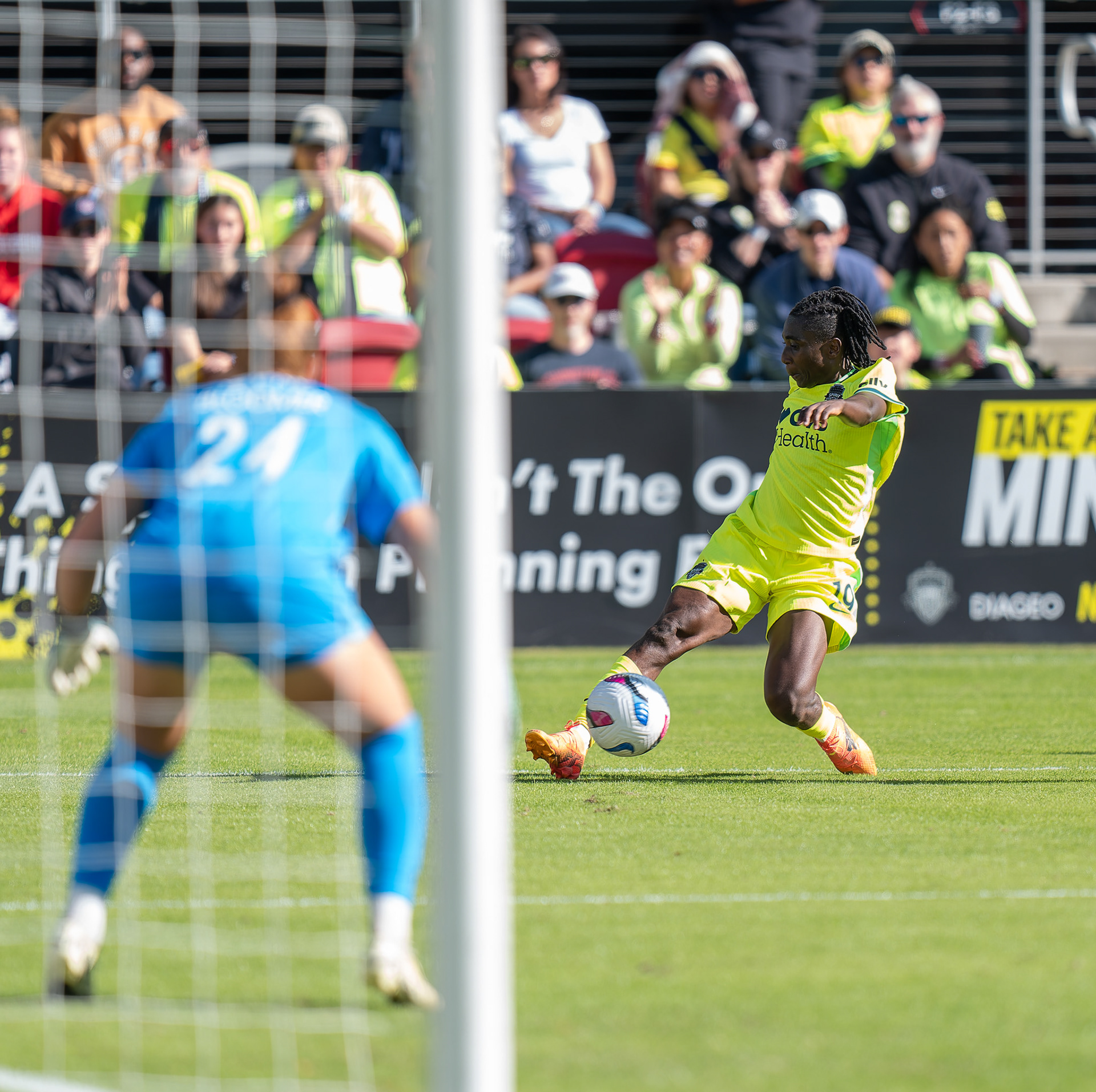 Quarterfinals of the NWSL 2025, November 8, 2025 – Washington Spirit vs. Racing Louisville ended 1-1. Washington Spirit won 3-1 on penalties.