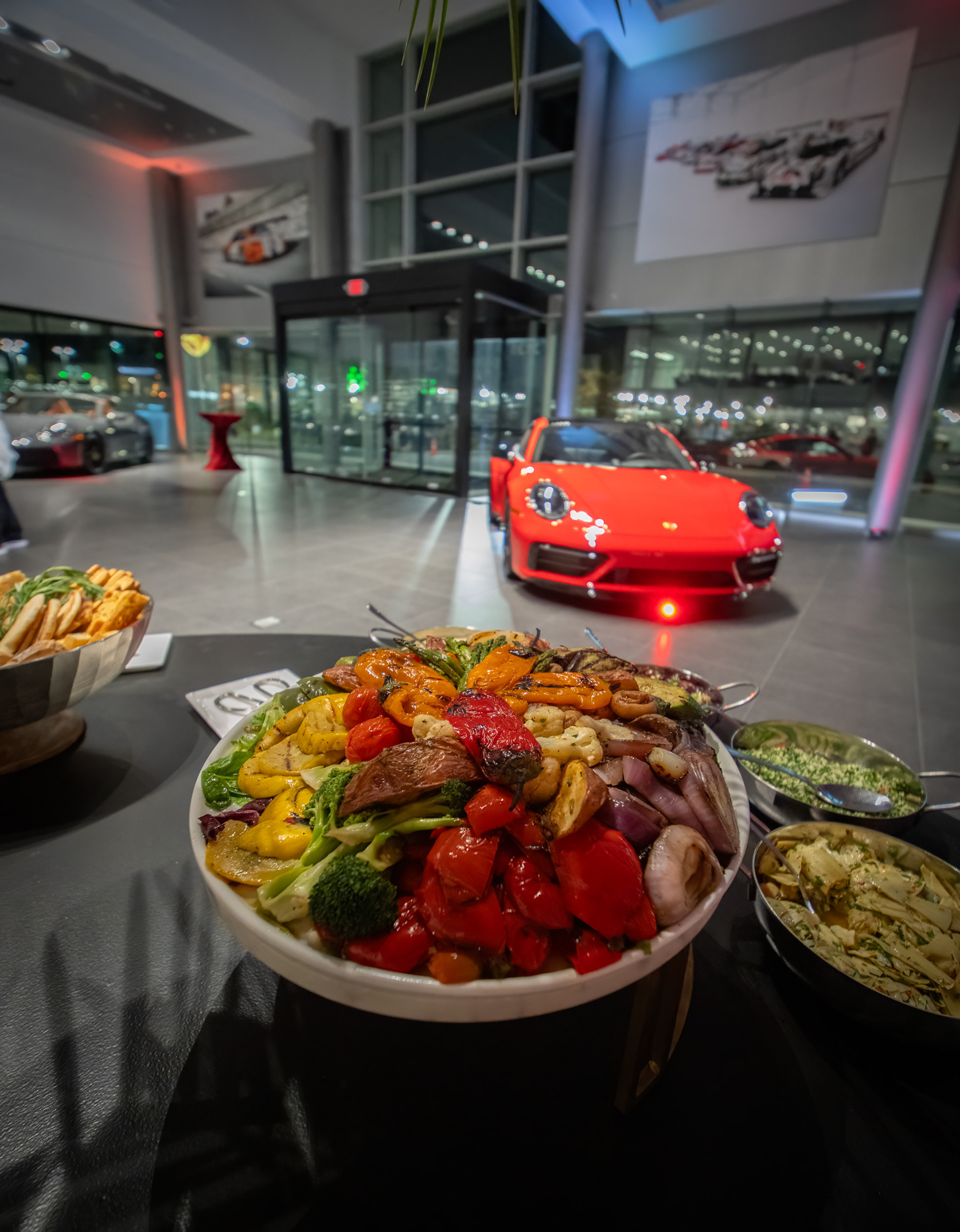 Key ingredients Catering behind an unforgettable night. Porsche Annual Event — November 6, 2025. A perfect blend of elegance, flavor, and precision — just like the vehicles themselves. Proud to be part of this remarkable celebration.