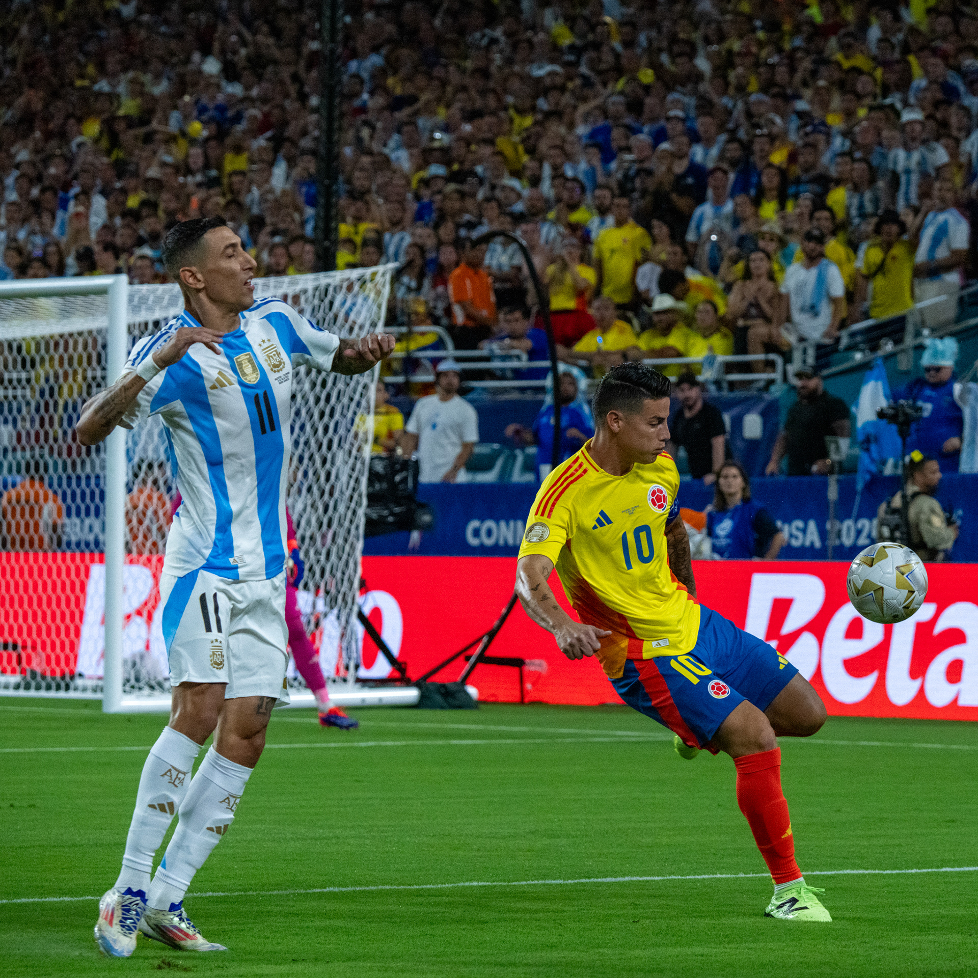 Colombia vs. Argentina — Copa América Final, 2024. In a historic showdown, Colombia battled Argentina in a thrilling final that captured the passion of an entire continent. A match defined by intensity, resilience, and heart, showcasing Colombia’s strength and determination on one of the biggest stages in world football.