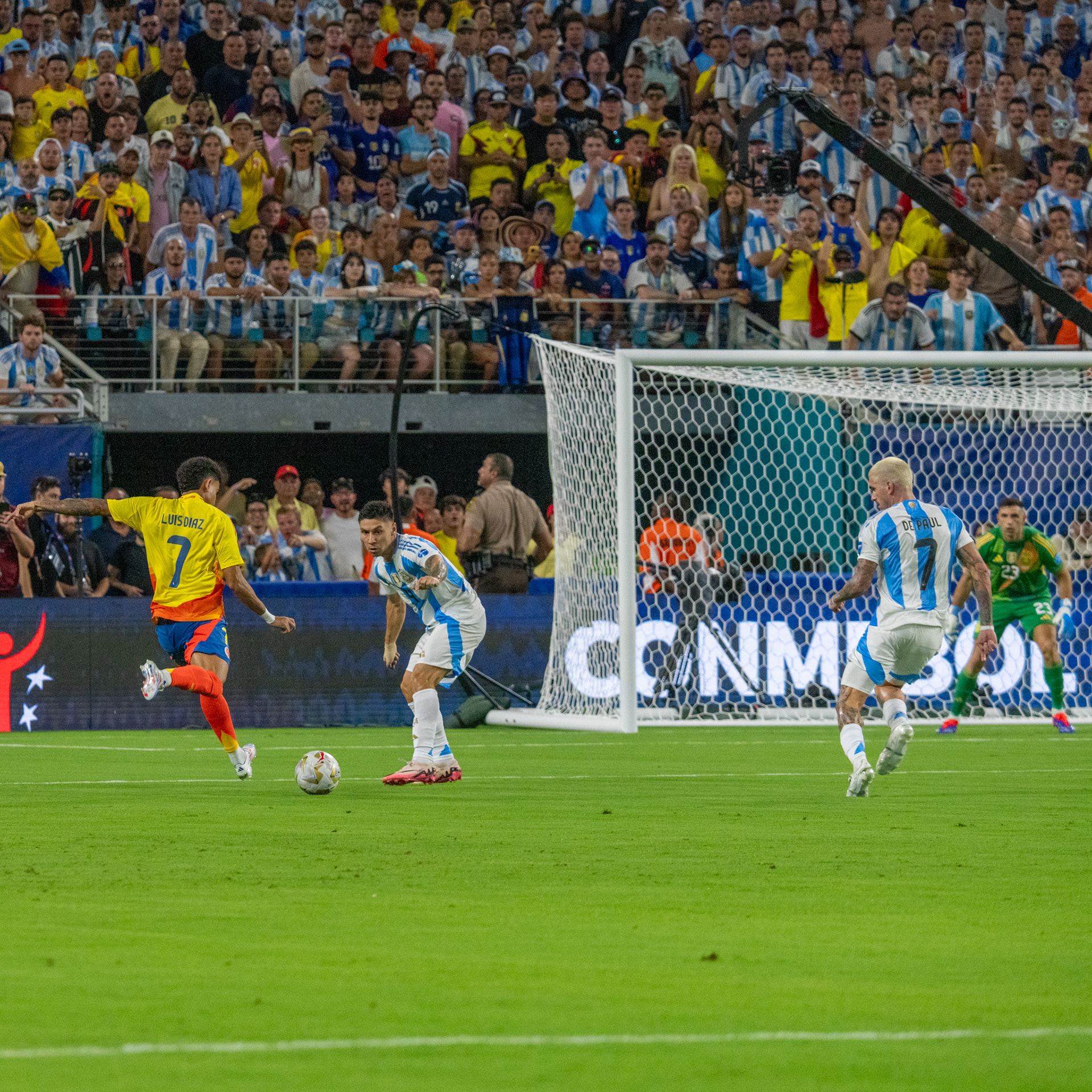 Colombia vs. Argentina — Copa América Final, 2024. In a historic showdown, Colombia battled Argentina in a thrilling final that captured the passion of an entire continent. A match defined by intensity, resilience, and heart, showcasing Colombia’s strength and determination on one of the biggest stages in world football.