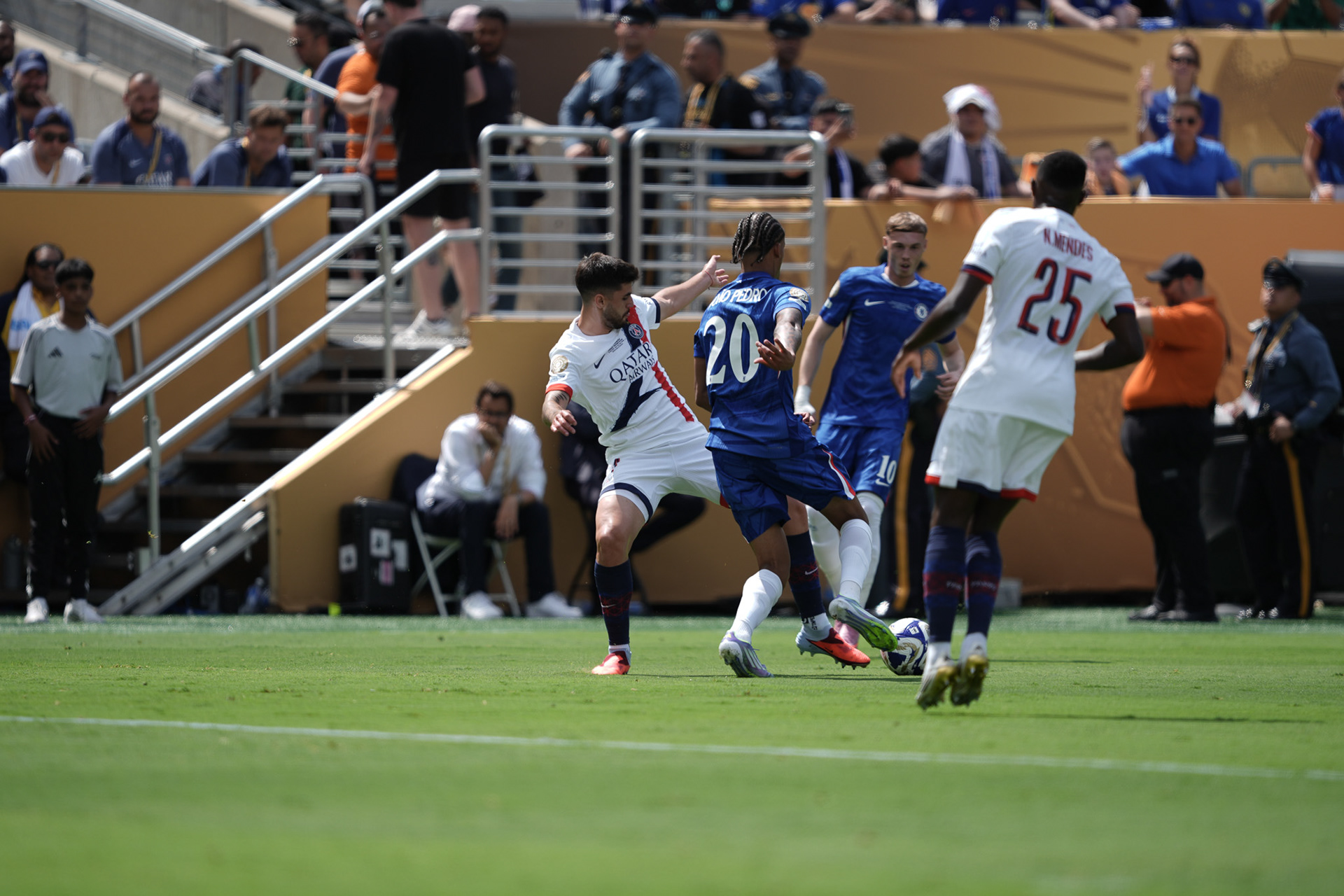 Chelsea FC logró el primer título de Copa Mundial de Clubes FIFA en la historia y un récord de 3-0 al derrotar al Paris Saint-Germain en la primera final organizada por la FIFA en territorio estadounidense, jugado en el METLIFE STADIUM de New Jersey.