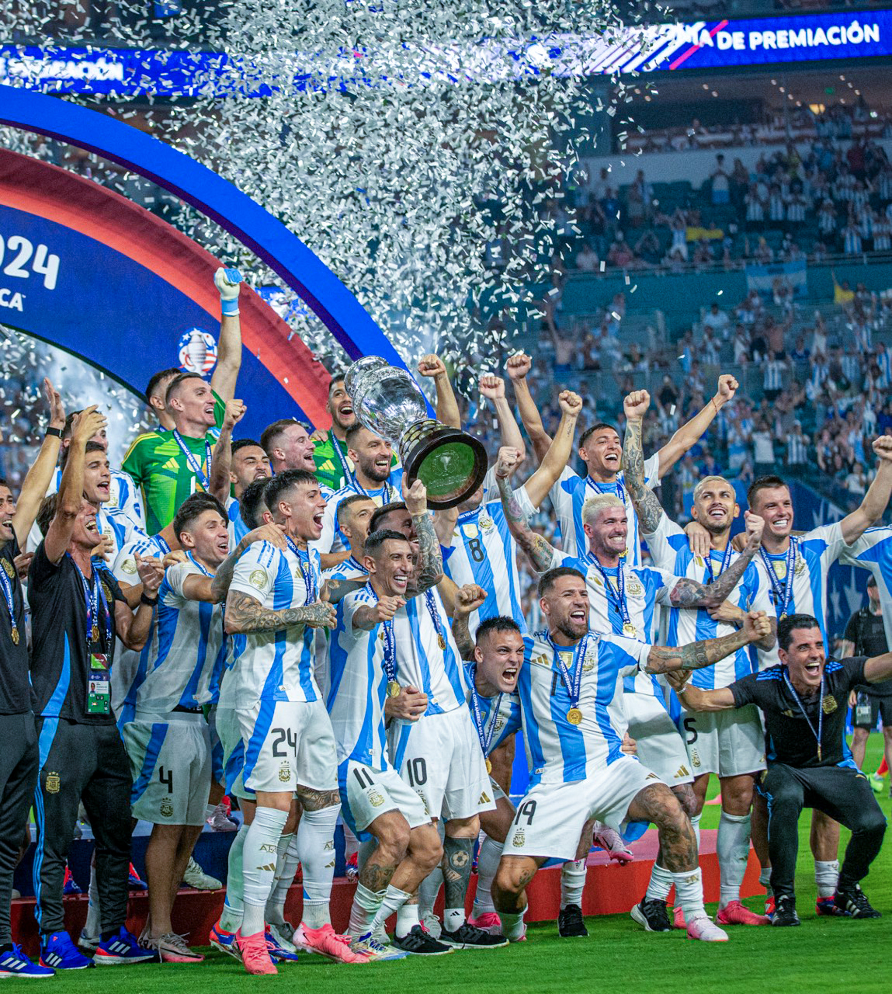 Colombia vs. Argentina — Copa América Final, 2024. In a historic showdown, Colombia battled Argentina in a thrilling final that captured the passion of an entire continent. A match defined by intensity, resilience, and heart, showcasing Colombia’s strength and determination on one of the biggest stages in world football.