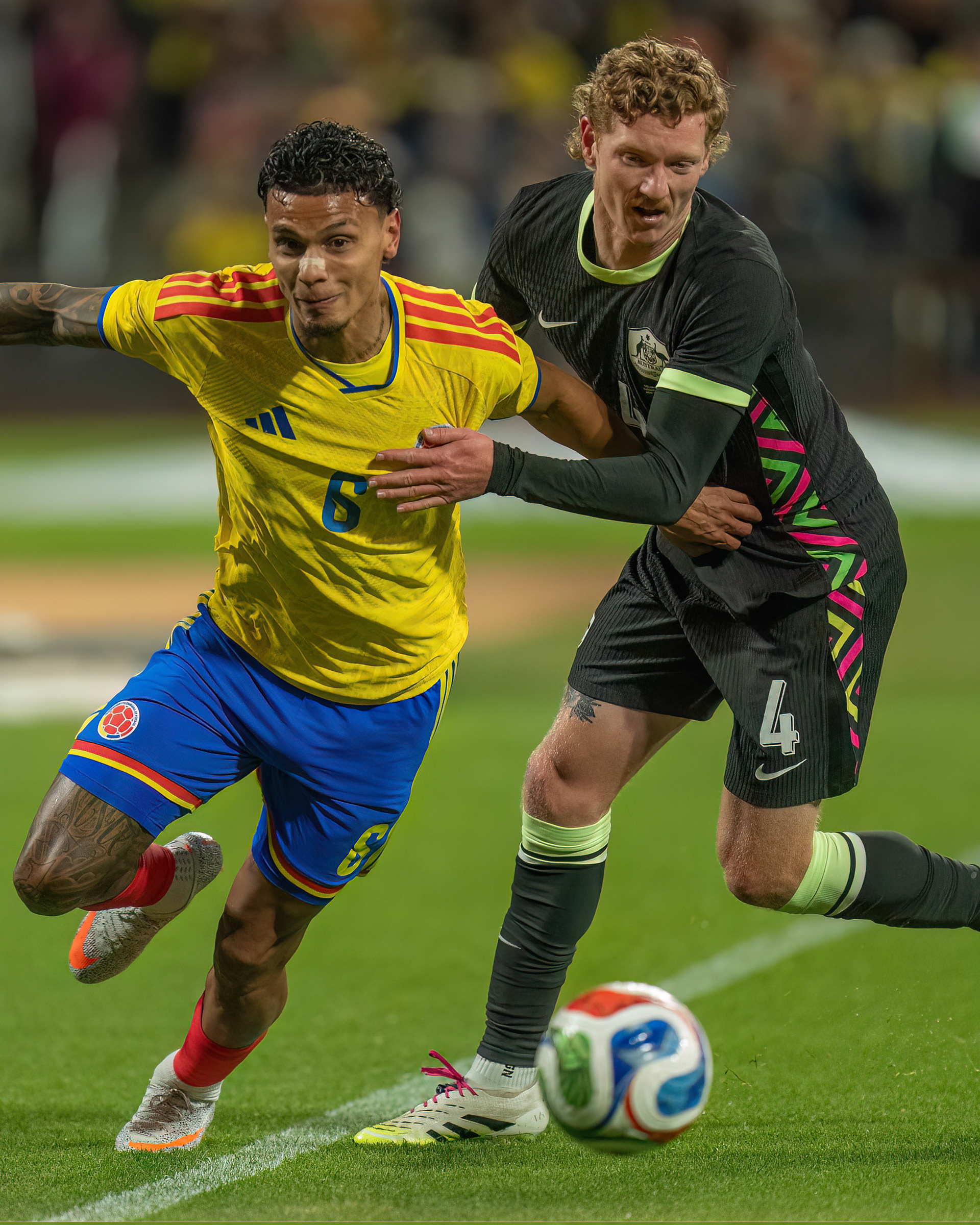 Colombia vs. Australia – International Friendly, 2025. As part of their preparation on the road to the World Cup, Colombia delivered a strong 3–0 victory over Australia. A match filled with intensity, discipline, and confidence, showcasing a team ready for the global stage.