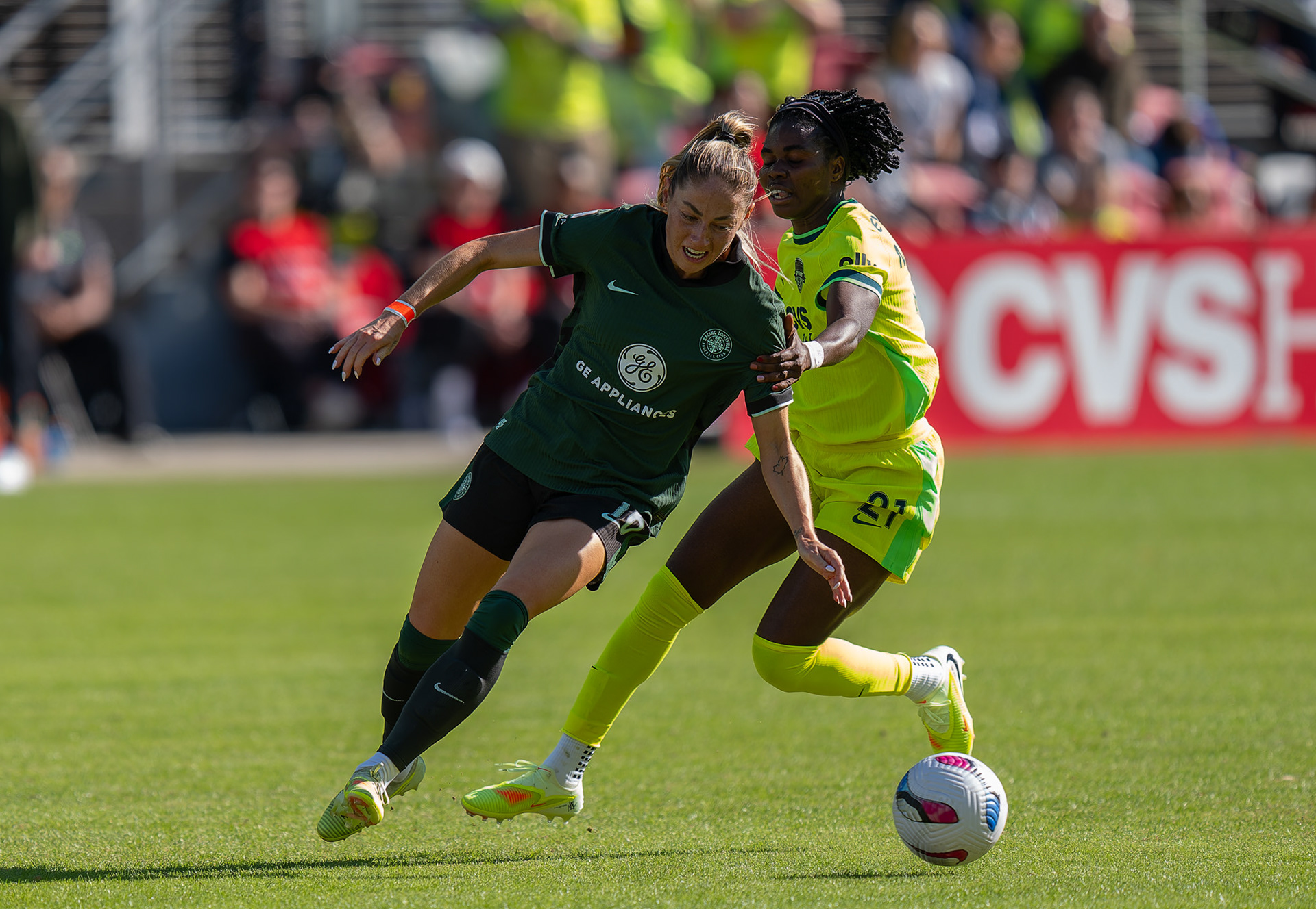 Quarterfinals of the NWSL 2025, November 8, 2025 – Washington Spirit vs. Racing Louisville ended 1-1. Washington Spirit won 3-1 on penalties.