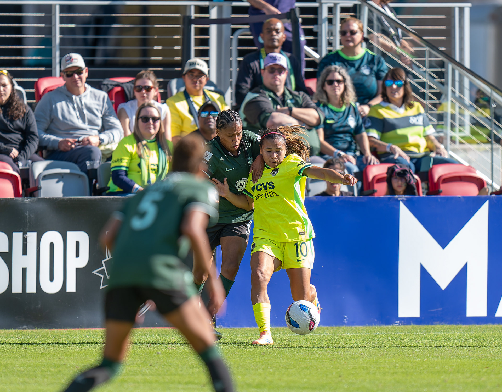 Quarterfinals of the NWSL 2025, November 8, 2025 – Washington Spirit vs. Racing Louisville ended 1-1. Washington Spirit won 3-1 on penalties.